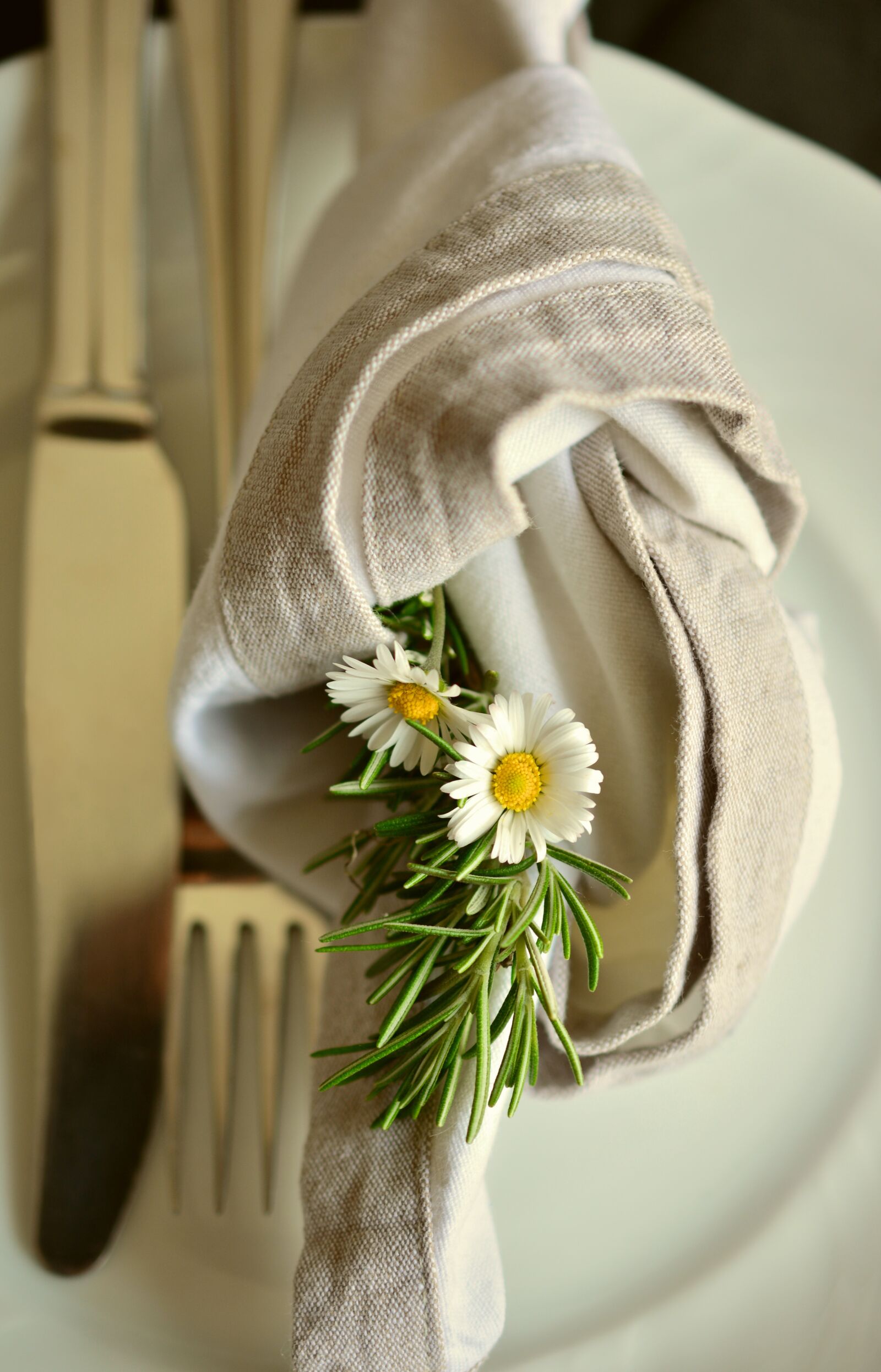 Nikon D5200 sample photo. Napkin, cover, cutlery photography