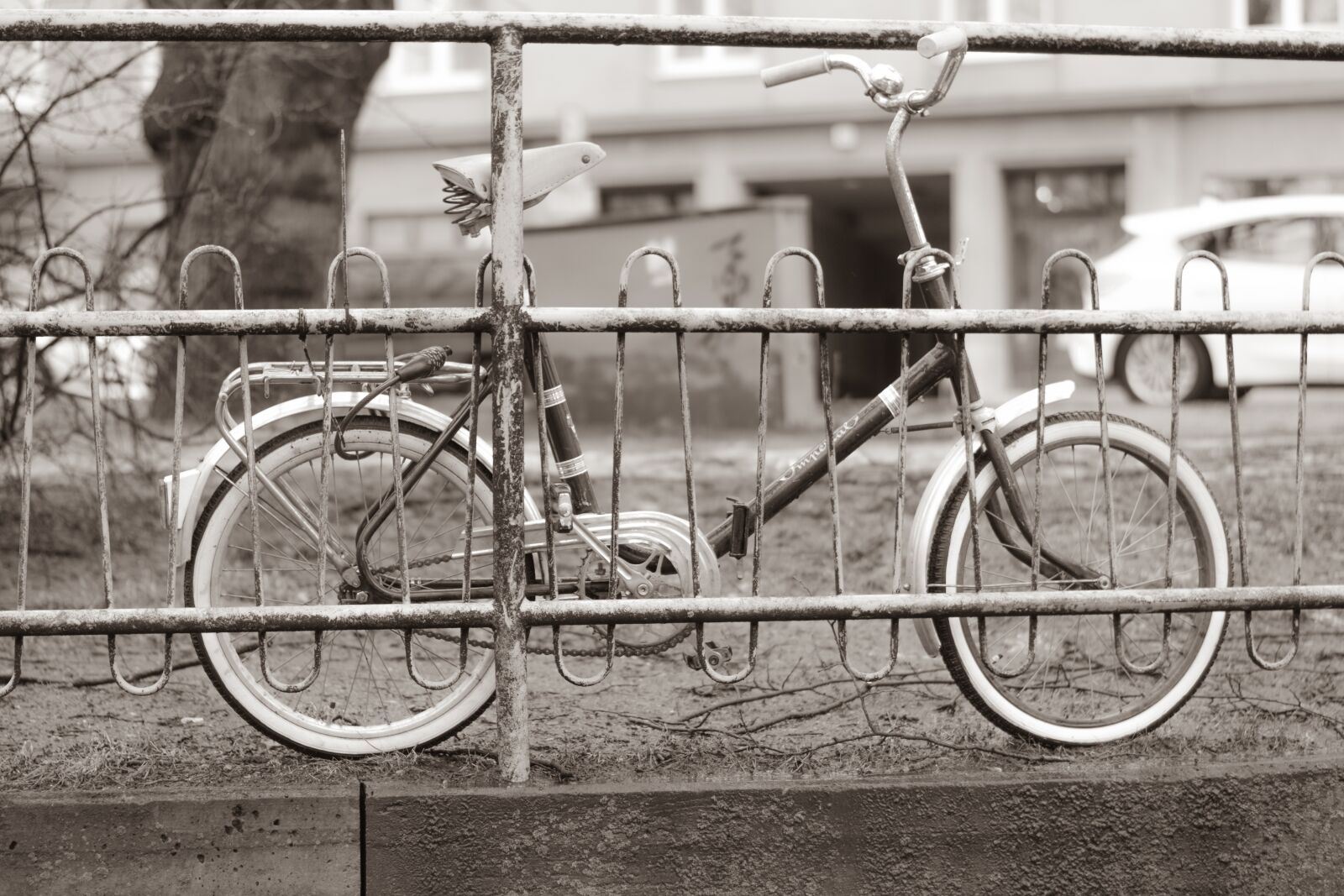 Nikon D5300 sample photo. Bike, art, metal photography