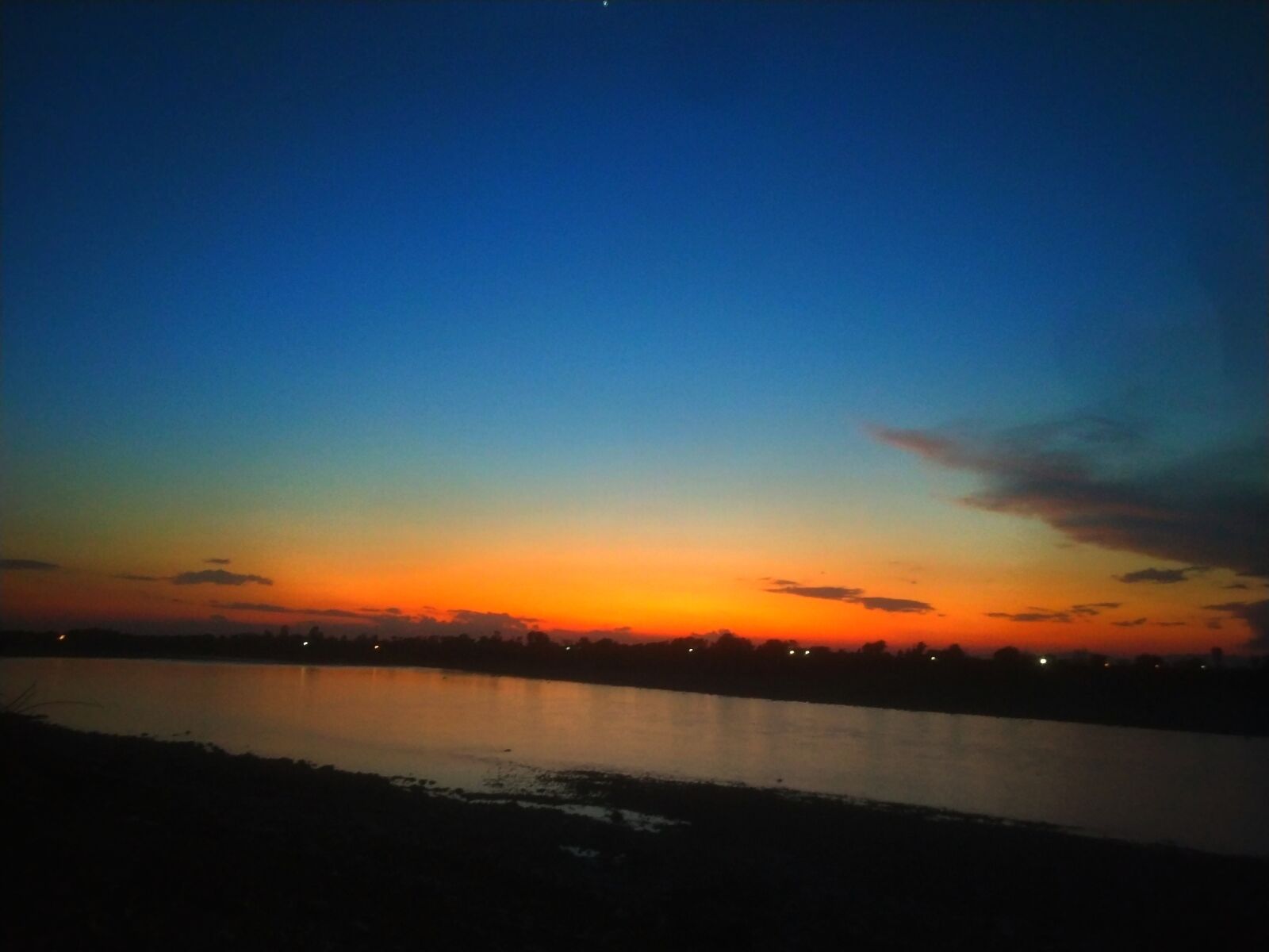 Xiaomi Redmi Note 5 Pro sample photo. Sky, river, jammu photography