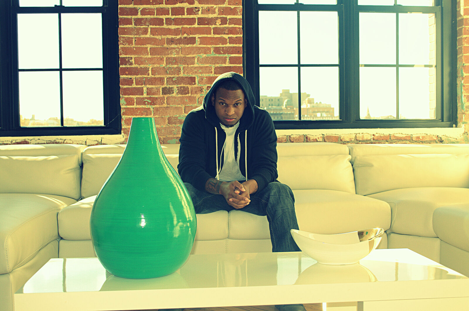 Nikon D5100 sample photo. Blackman, brick, wall, hoodie photography