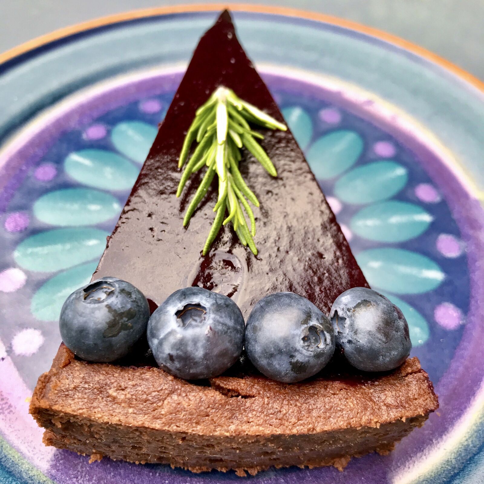 iPhone 7 back camera 3.99mm f/1.8 sample photo. Chocolate tart, cake, pastries photography