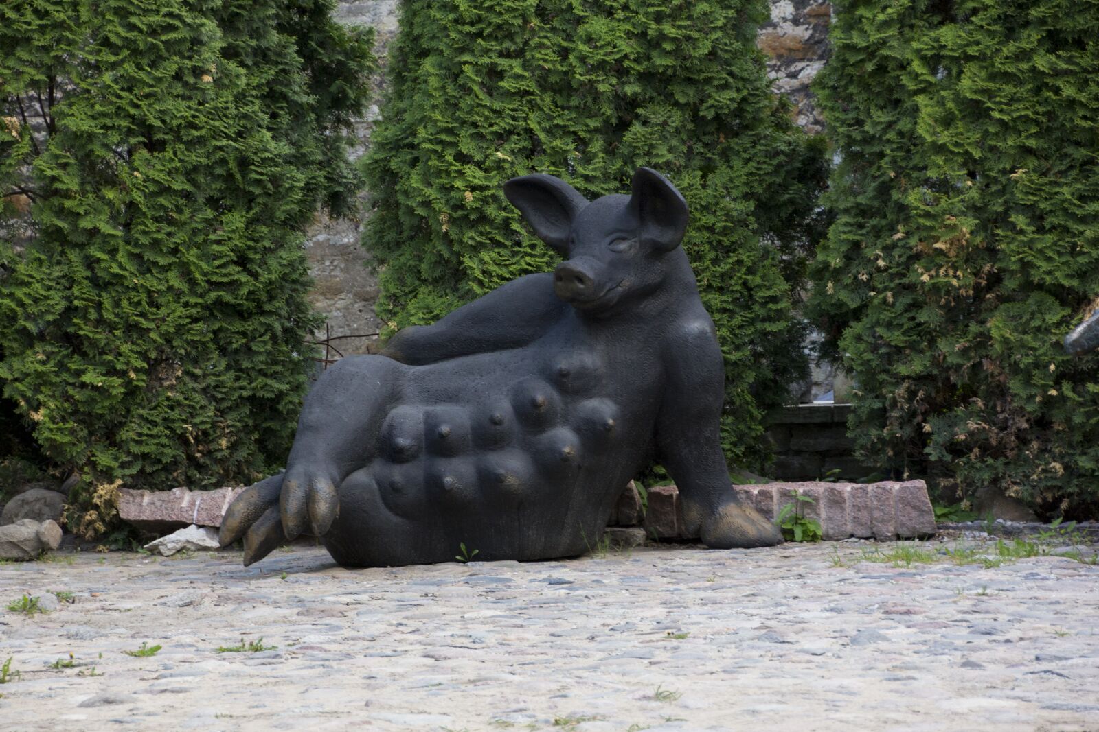Canon EOS 60D sample photo. Pig, bronze, art photography