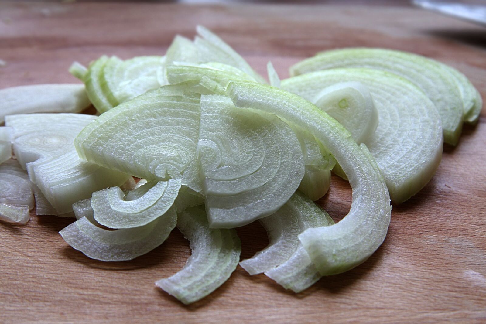 Canon EOS 40D sample photo. Onions, onion rings, cut photography