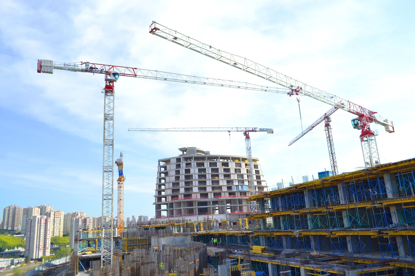 Nikon D3100 sample photo. Construction, tower, crane photography