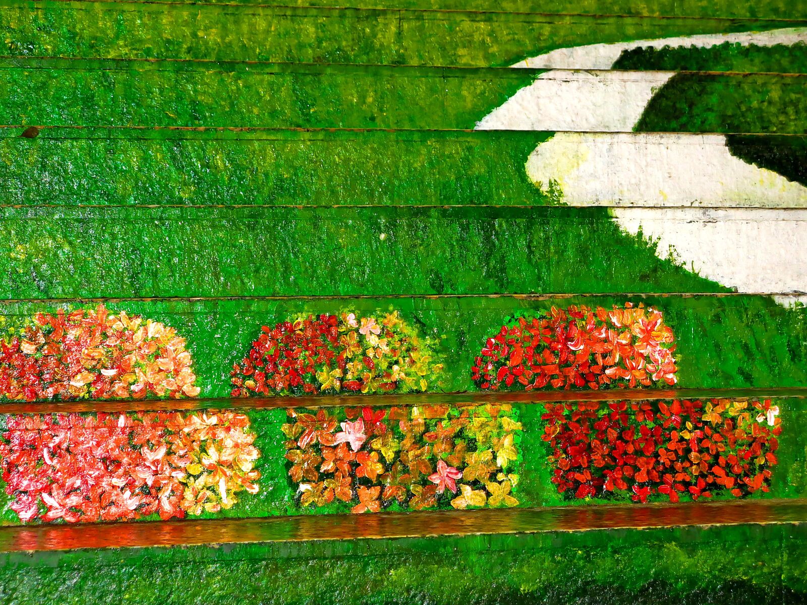Canon PowerShot G15 sample photo. Hong kong, stairs, painting photography