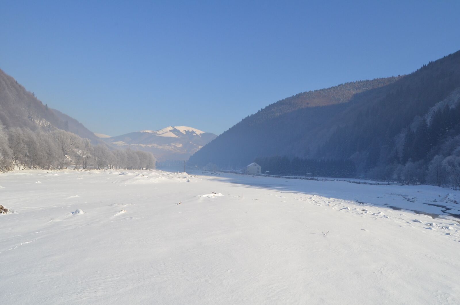 Nikon D7000 sample photo. Winter, mountains, the carpathians photography