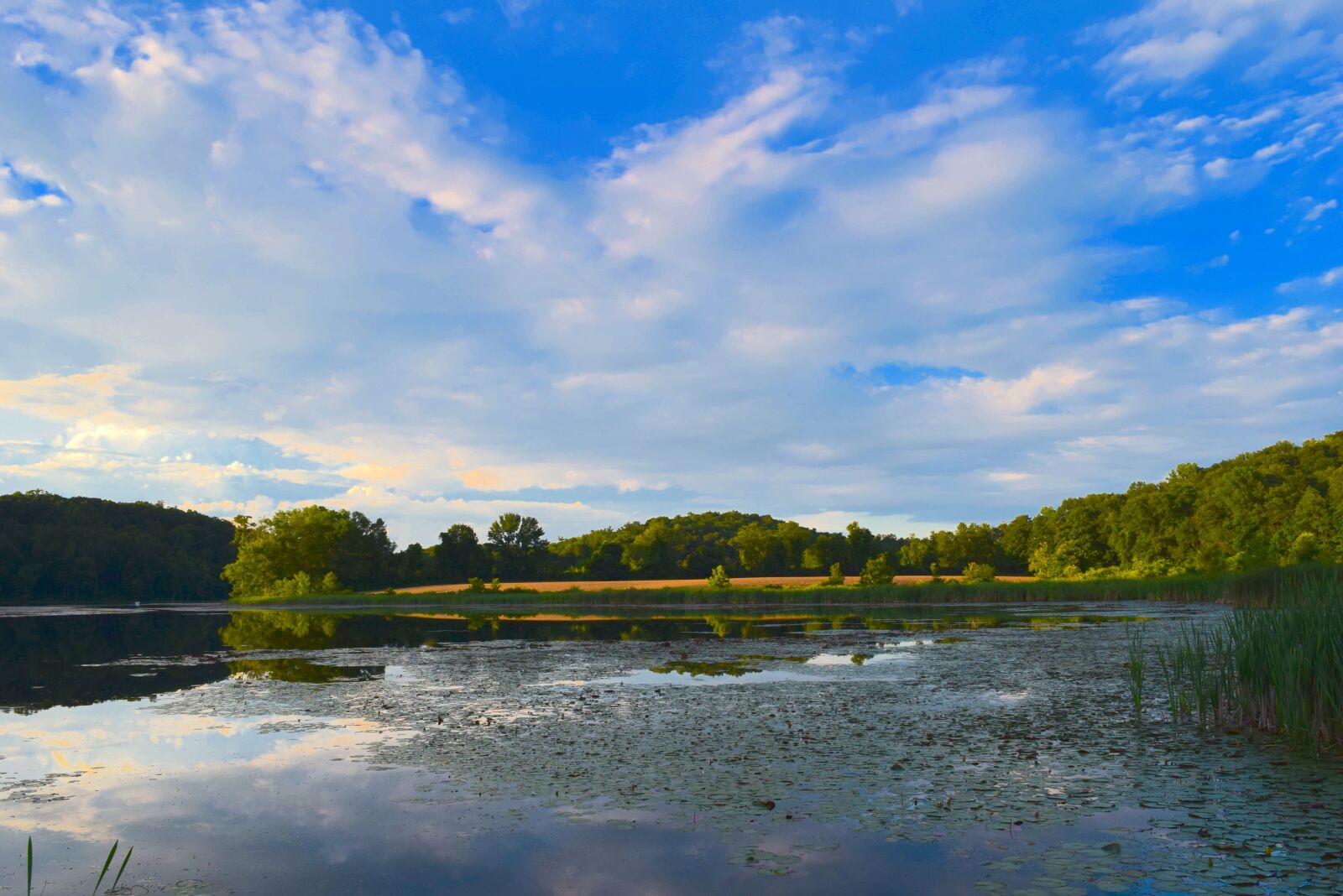 Nikon D3300 sample photo. Sky, lake, blue photography