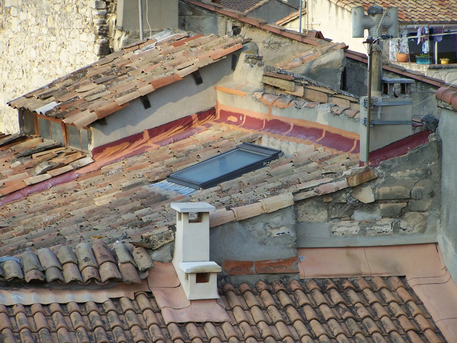 Kodak Z650 ZOOM DIGITAL CAMERA sample photo. Roofs, chimney, fireplace photography