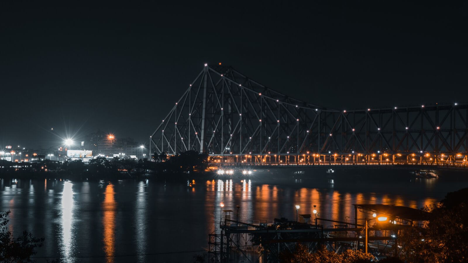 Nikon D5100 sample photo. Howrah, bridge, kolkata photography