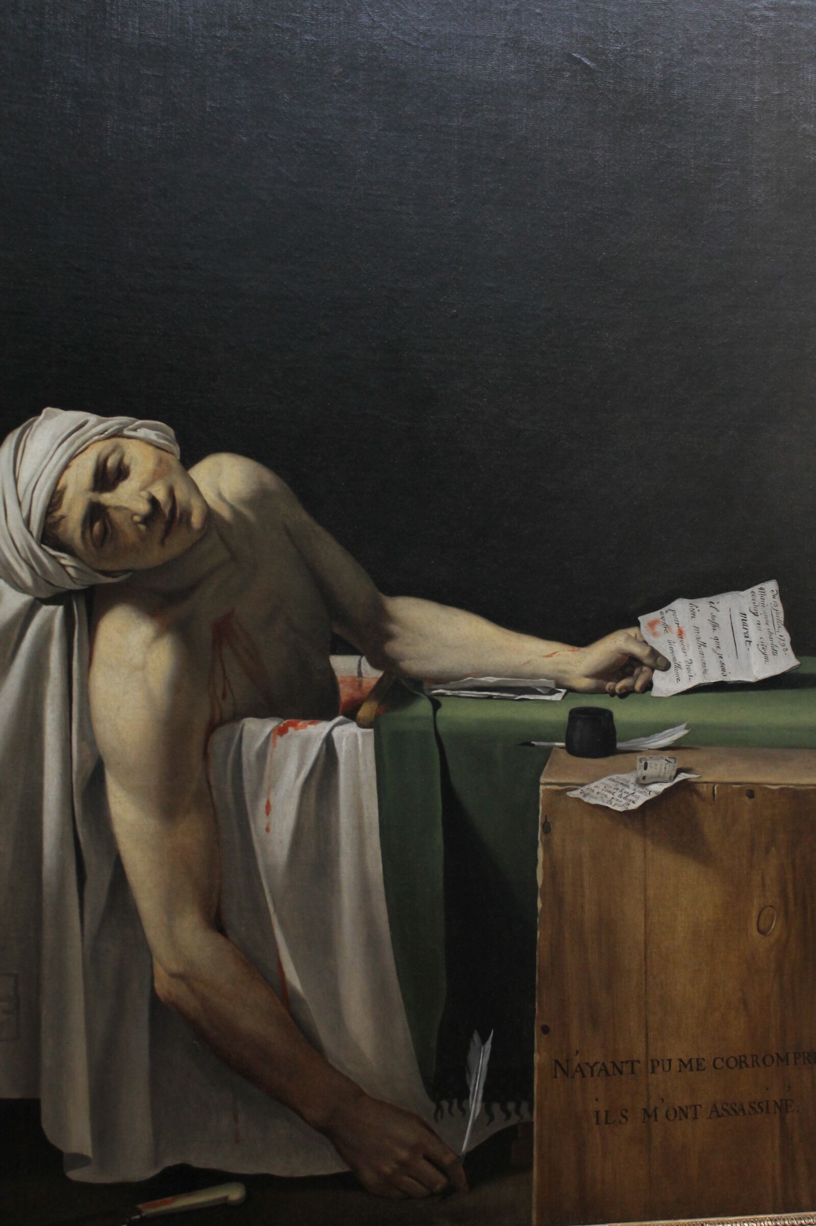 Canon EOS 1100D (EOS Rebel T3 / EOS Kiss X50) sample photo. Mara, oil painting, louvre photography