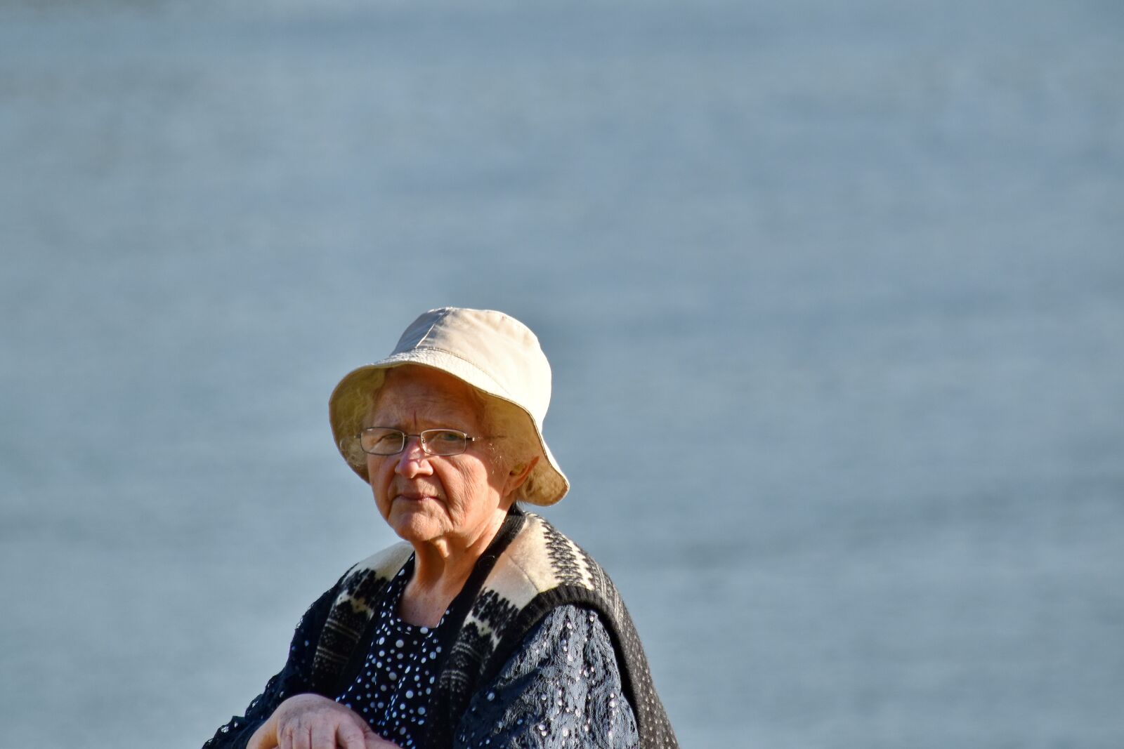 Nikon D5500 sample photo. Elderly, eyeglasses, face, grandmother photography