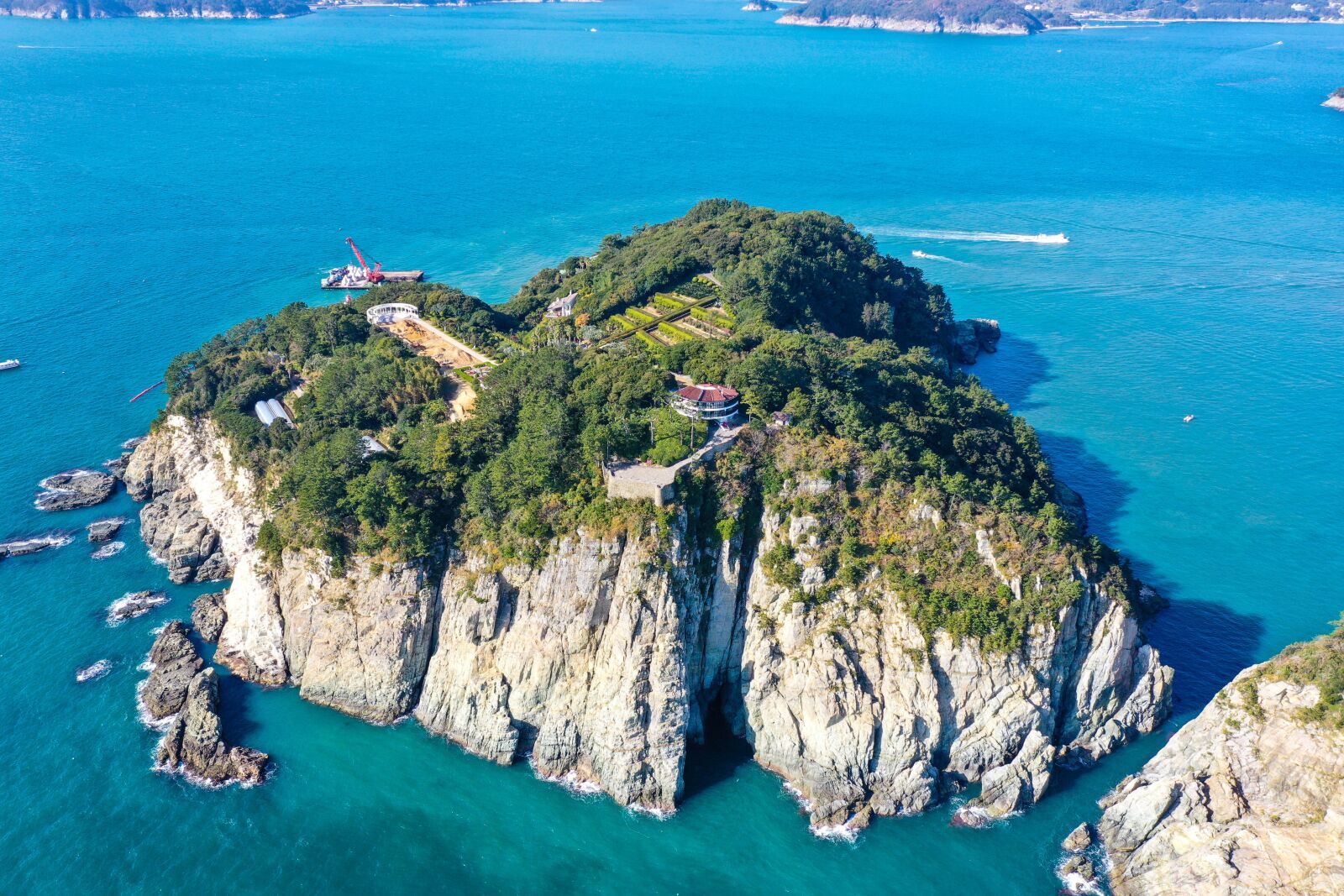 Hasselblad L1D-20c sample photo. Aerials, island, water photography