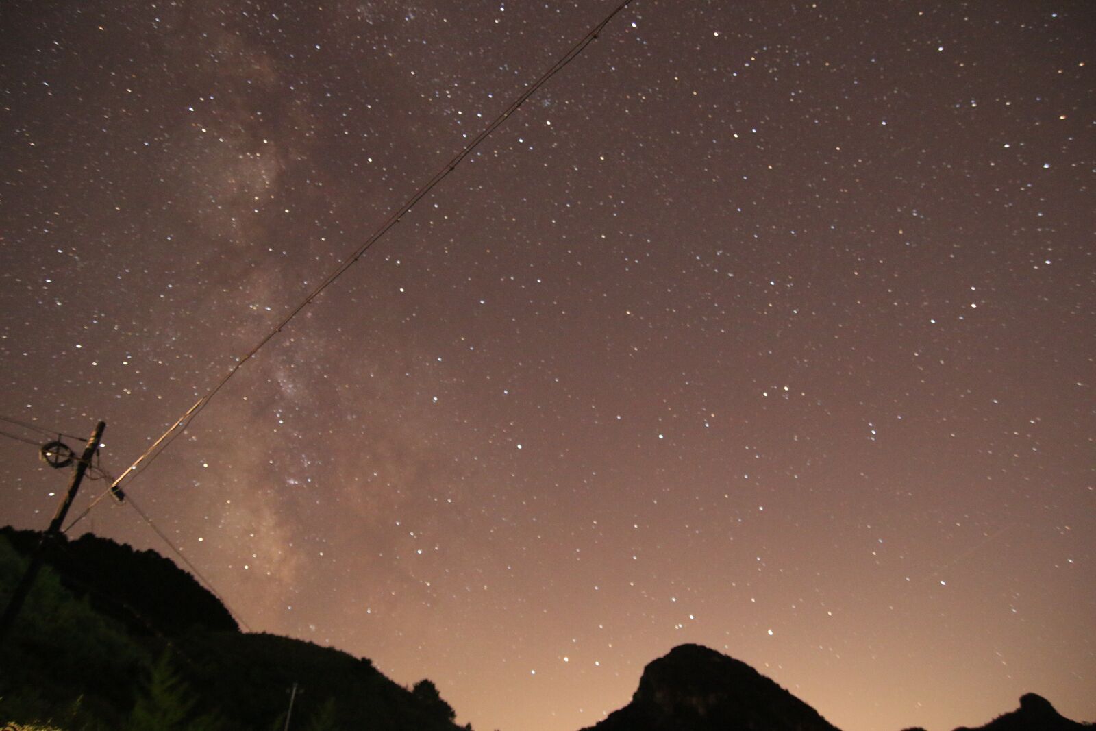 Canon EOS 70D sample photo. Starry sky, night view photography