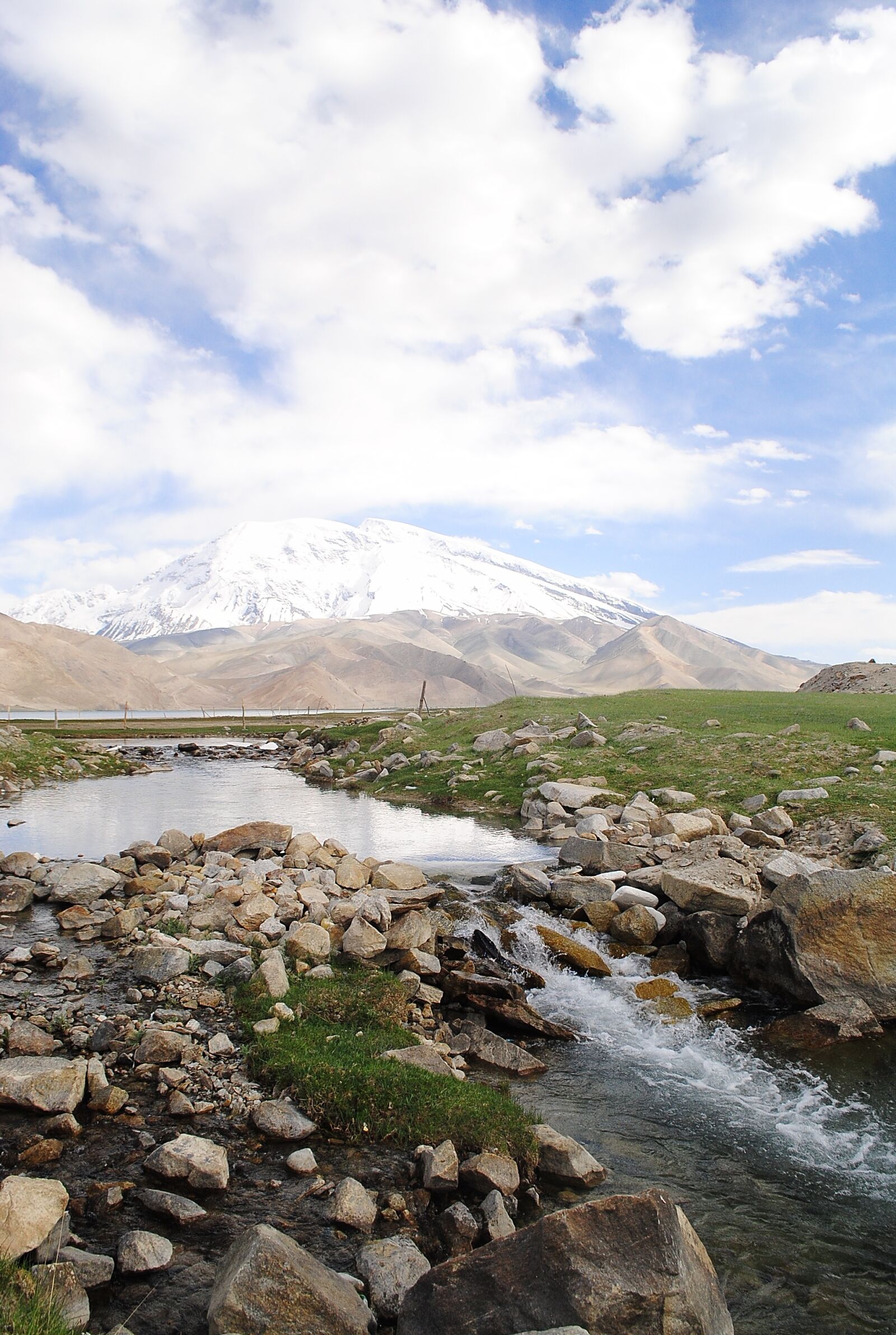 Nikon D3000 sample photo. Brook, sky, landscape photography
