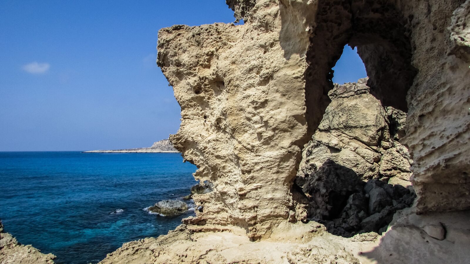 Canon PowerShot SX400 IS sample photo. Cyprus, cavo greko, formation photography