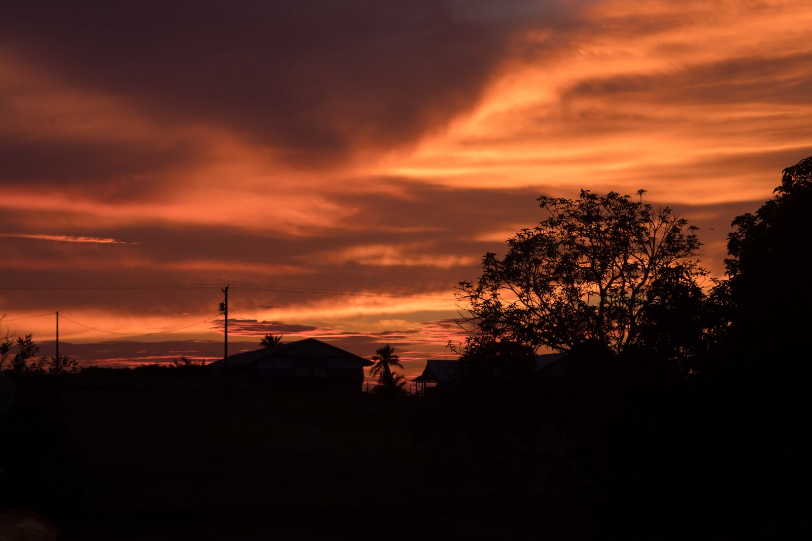 Pentax K-S2 sample photo. Orange, sunset, landscape photography