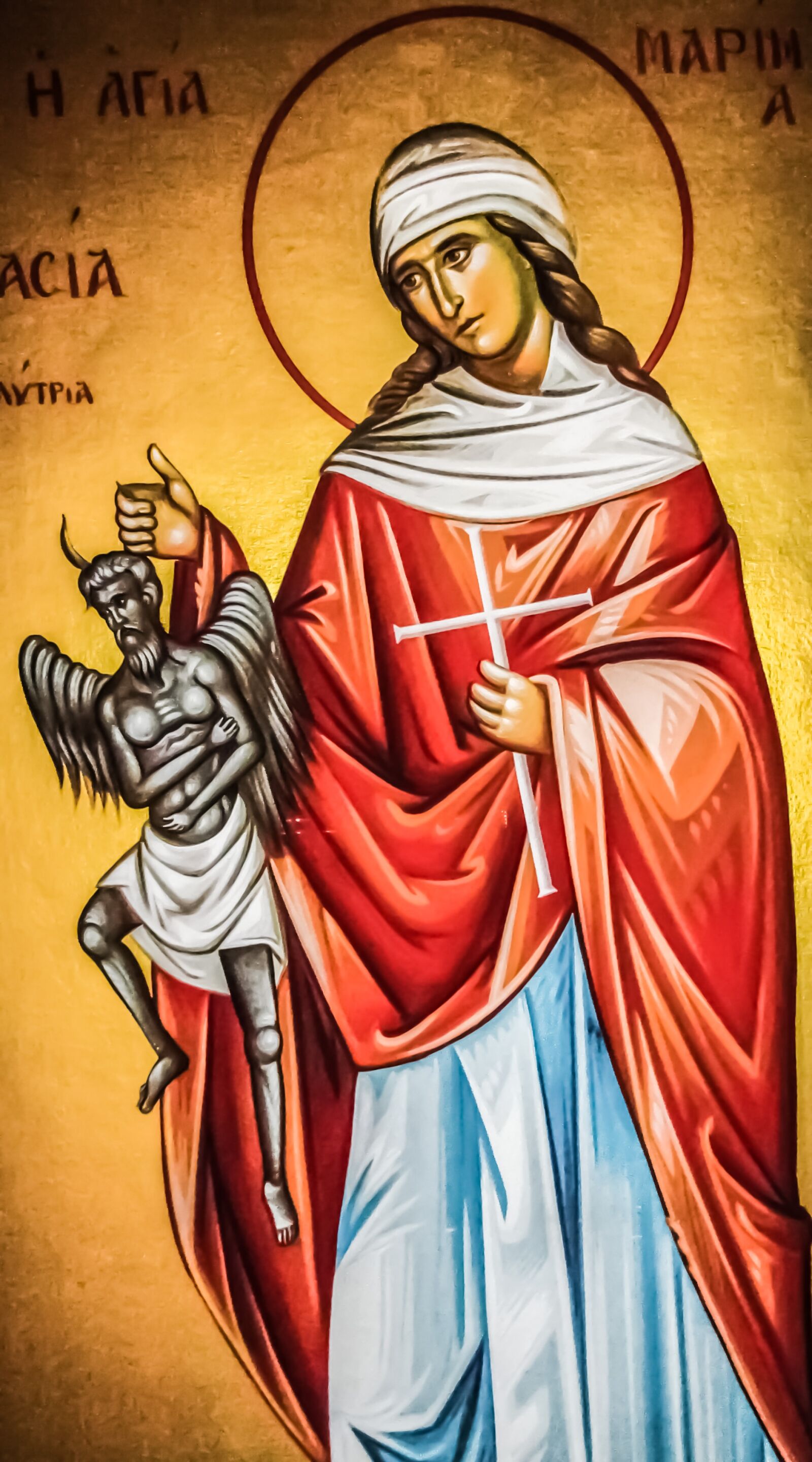Canon PowerShot SX400 IS sample photo. Ayia marina, saint, iconography photography