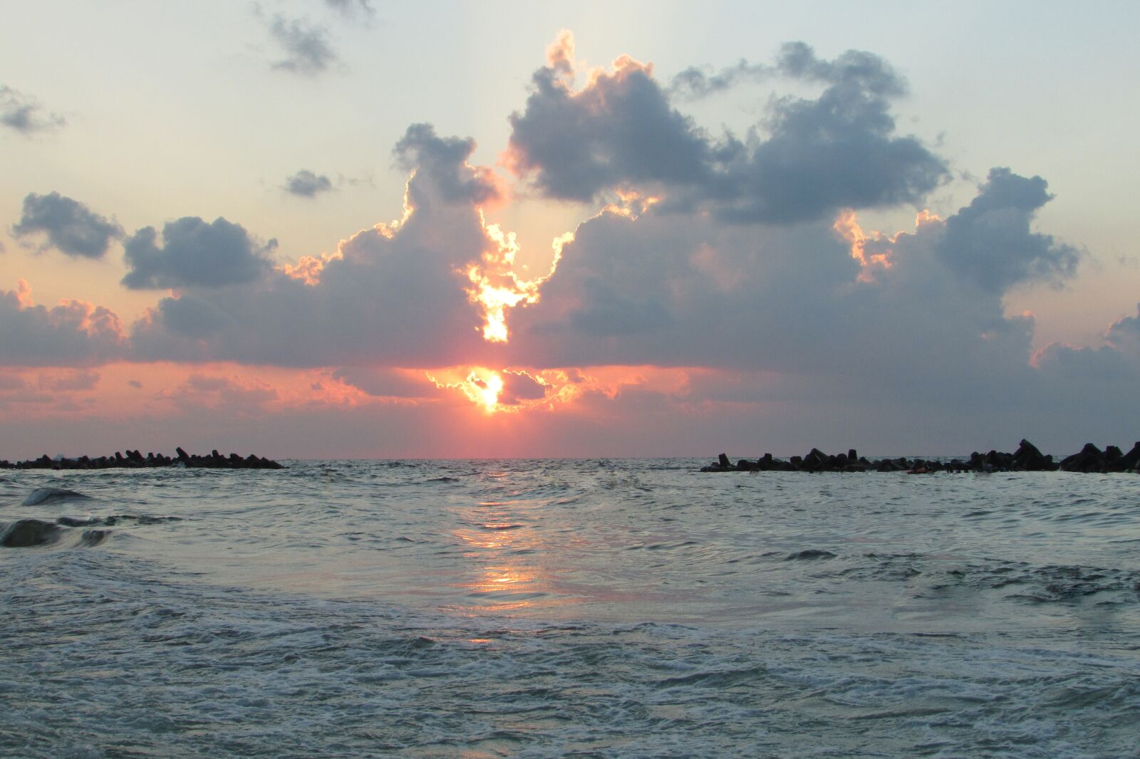 Canon PowerShot SX400 IS sample photo. Water, sea, sunset photography
