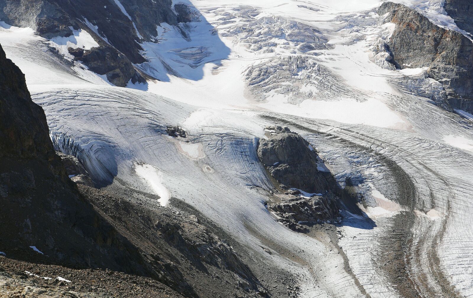 Panasonic Lumix DMC-GH3 sample photo. Glacier, ice flow, bernina photography