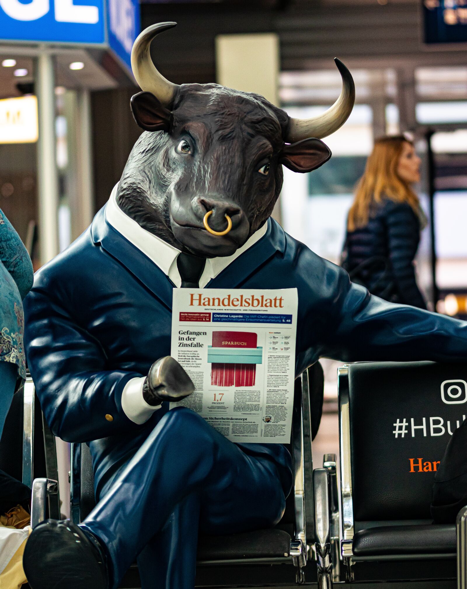 Canon EOS 80D sample photo. Bull, newspaper, art photography