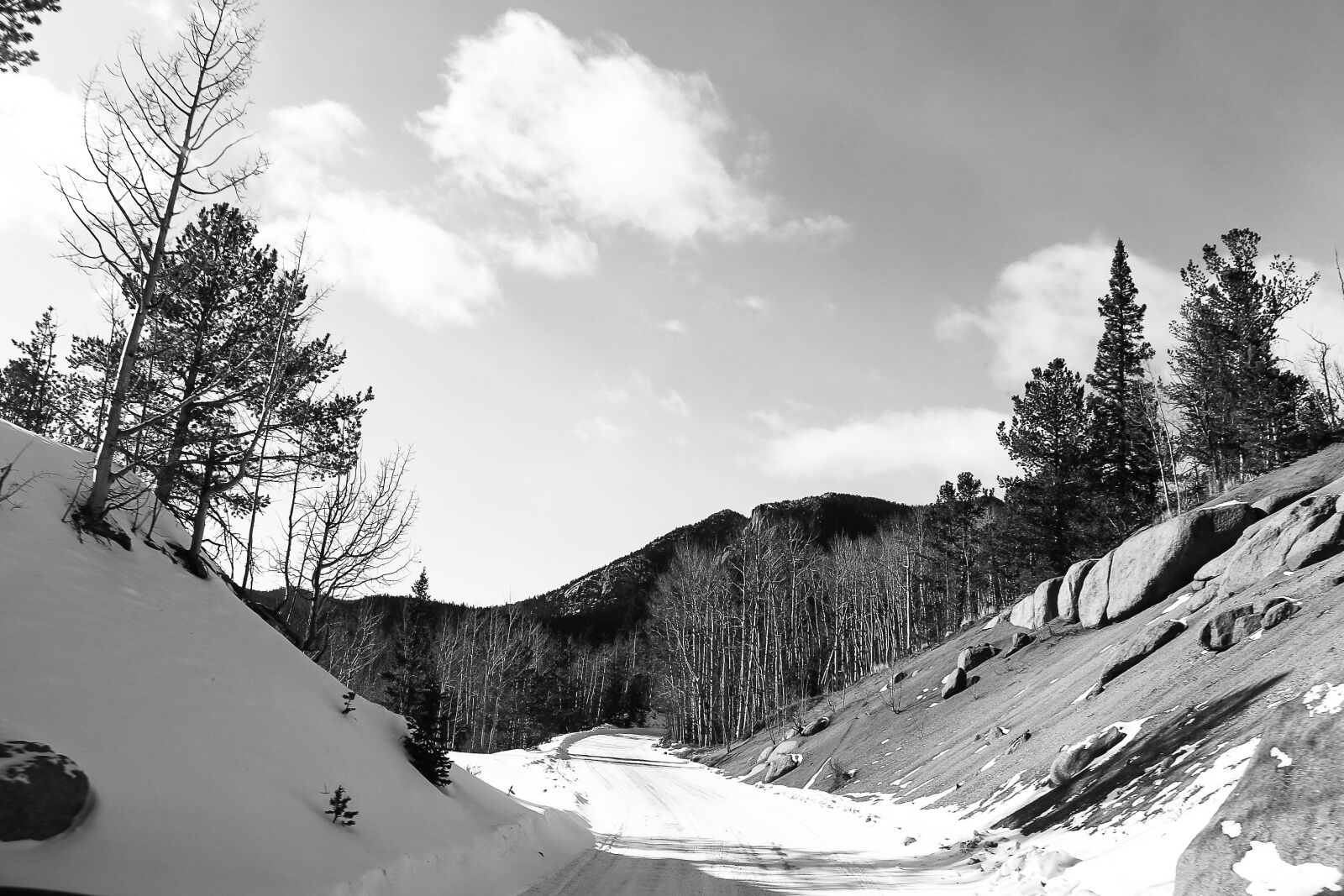 Canon EOS 70D sample photo. Mountain, aspen, snow photography