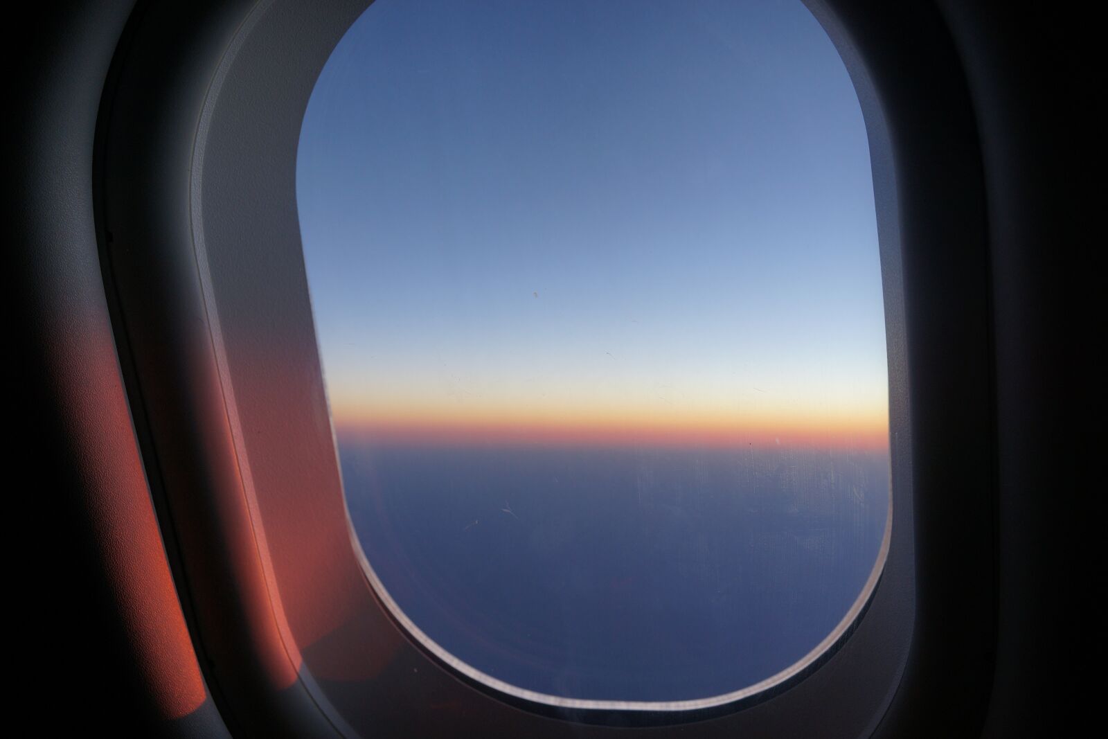 Sony Cyber-shot DSC-RX1R sample photo. Window seat, sunrise in photography