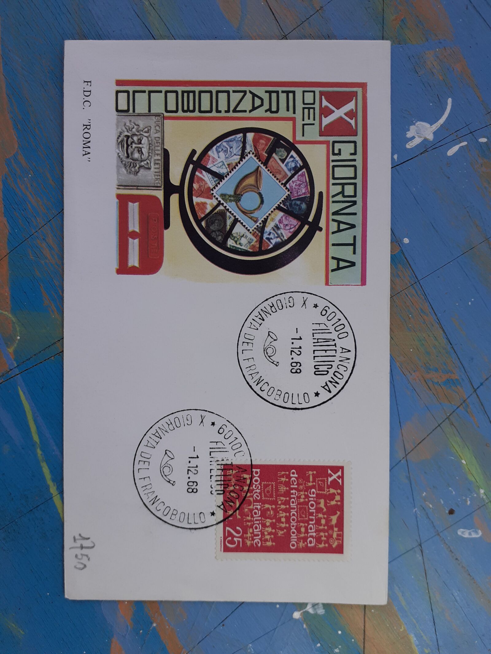 Samsung SM-A202F sample photo. Philately, envelope, stamps photography