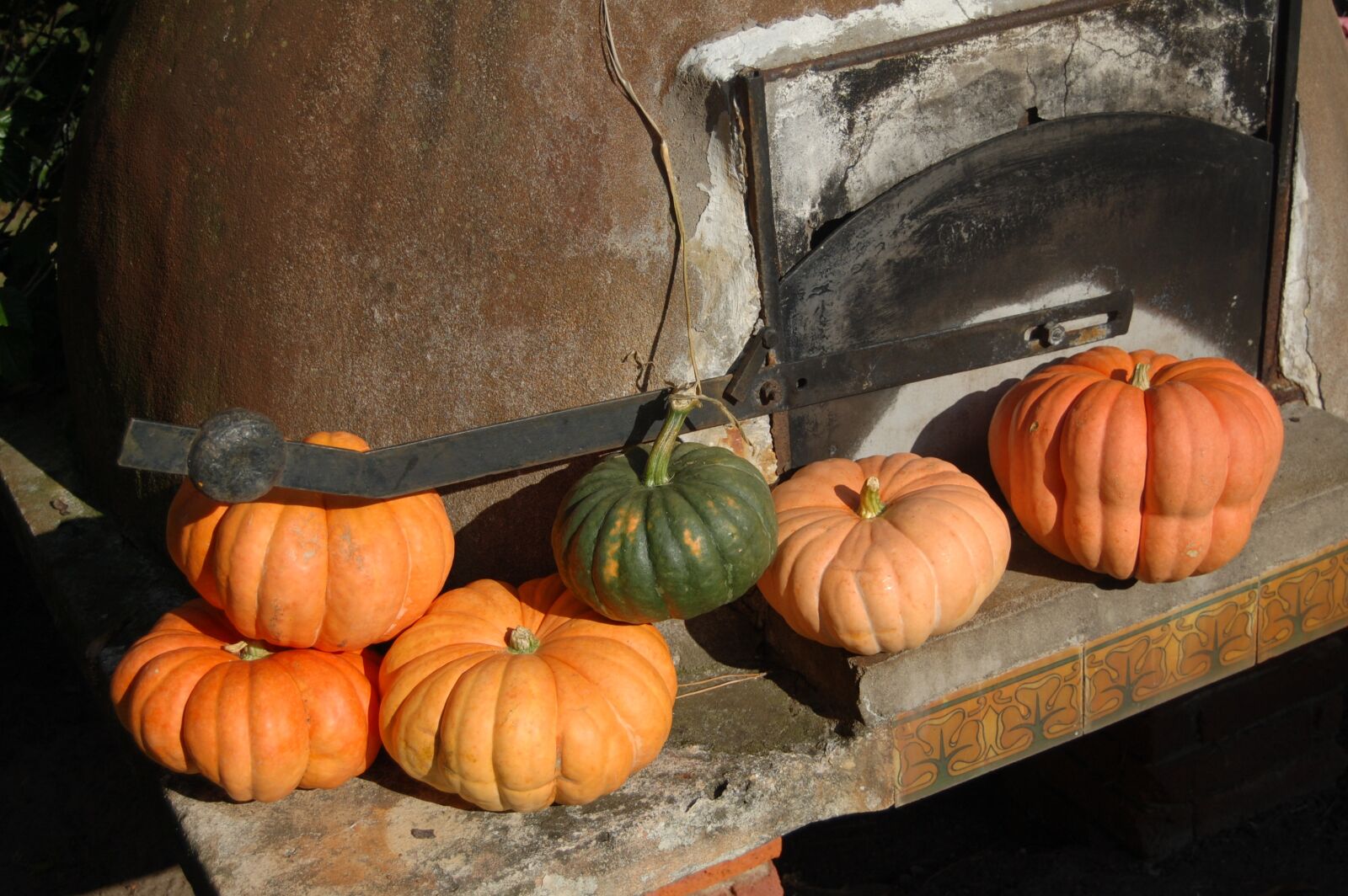 Nikon D40 sample photo. Pumpkin, bread oven, farm photography