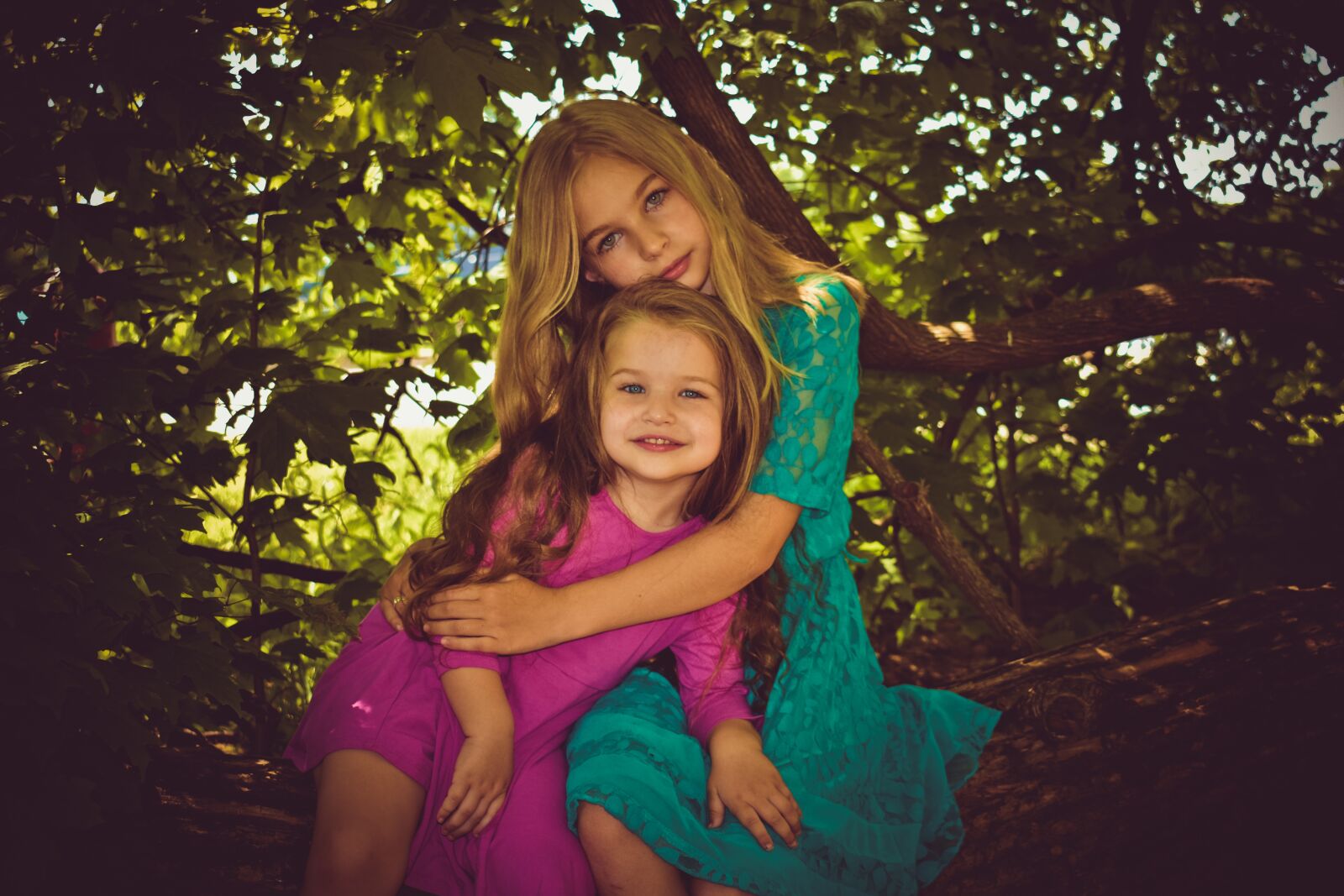 Nikon D3400 sample photo. Girl, sisters, young photography