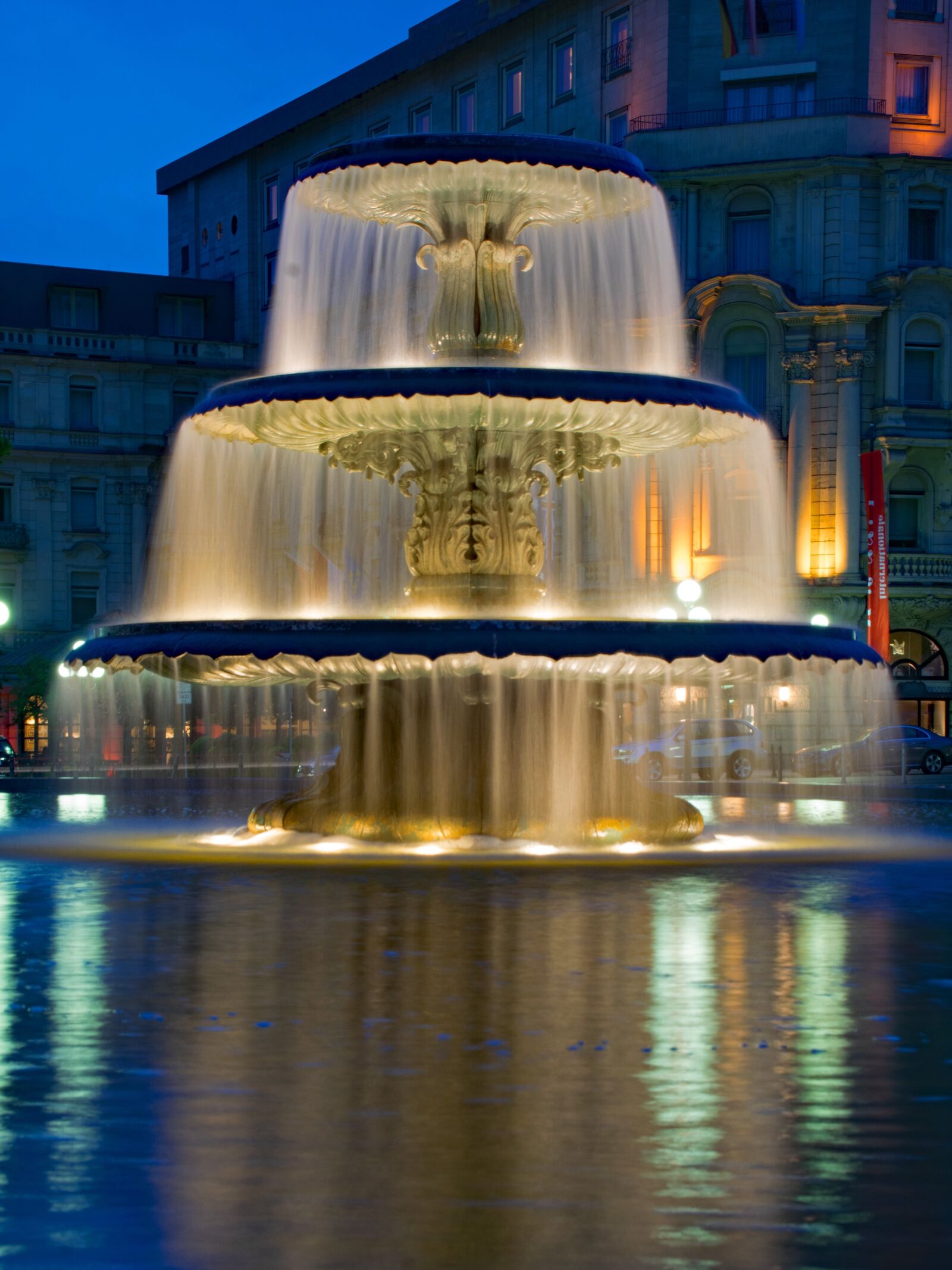 Nikon D5300 sample photo. Fountain, kurhaus, wiesbaden photography