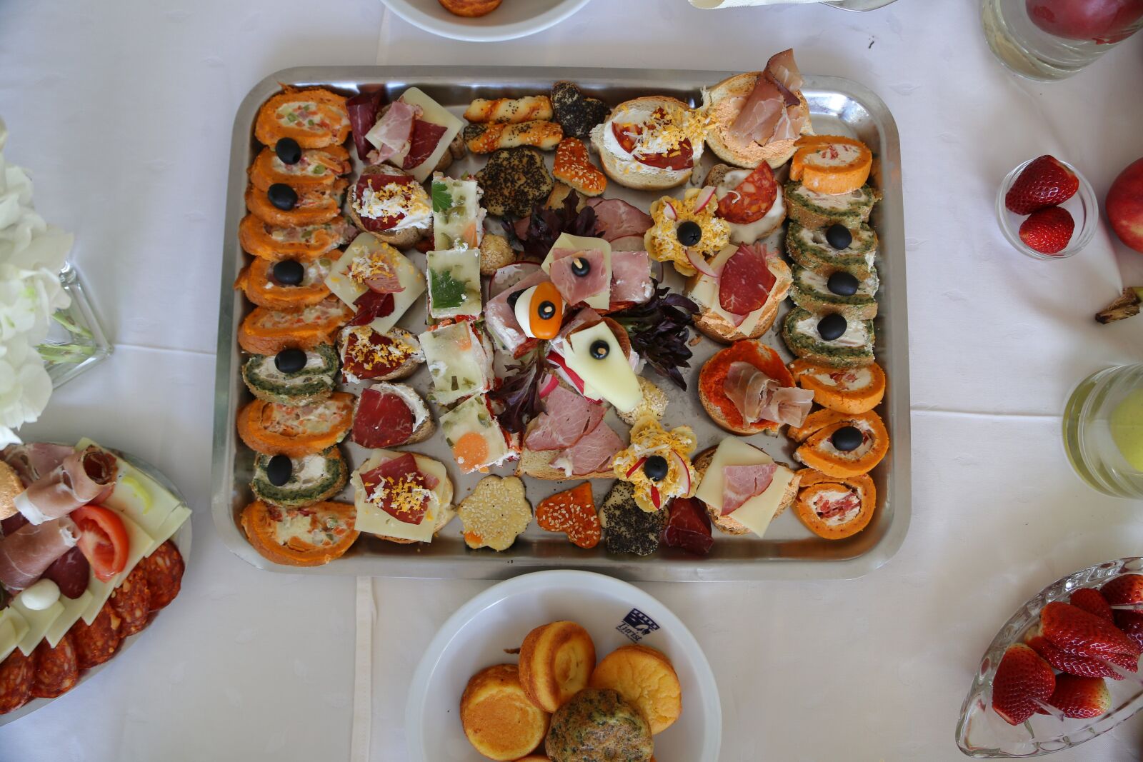 Canon EF 24-105mm F4L IS USM sample photo. Snack, table, buffet, baked photography