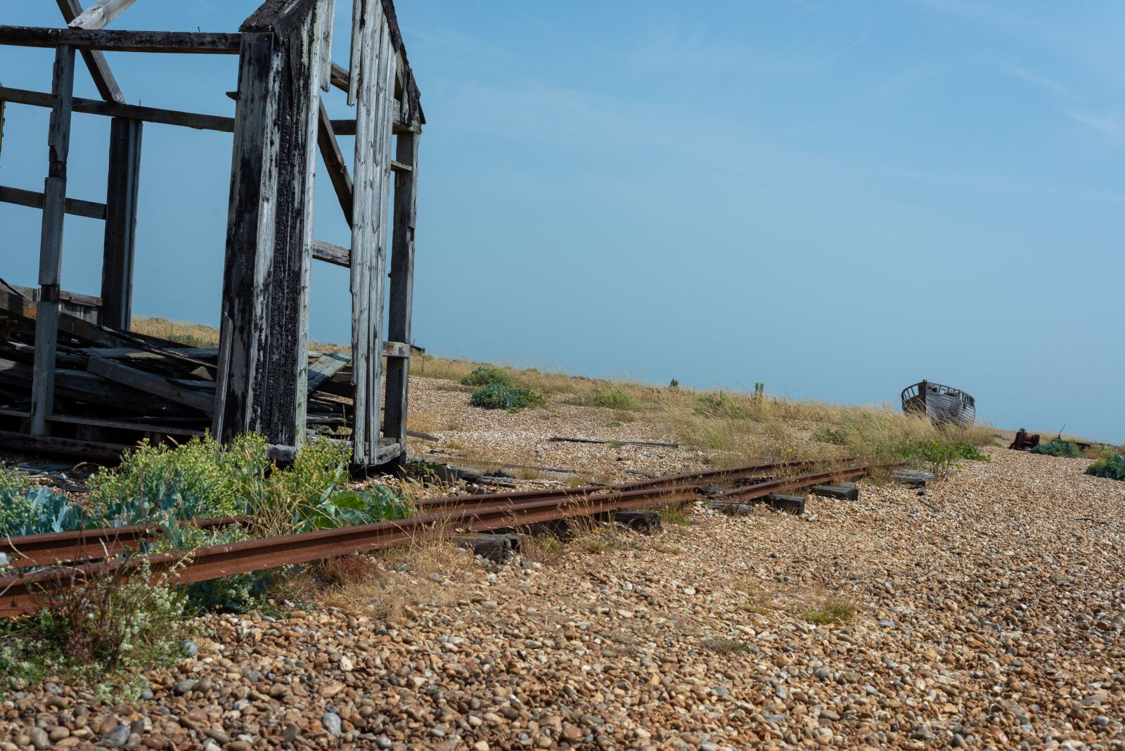 Nikon D600 sample photo. Dungeness, abandoned, wreck photography