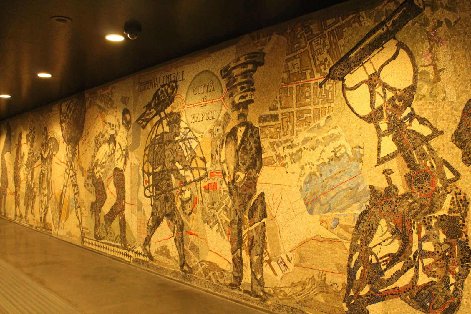 Canon EOS 1100D (EOS Rebel T3 / EOS Kiss X50) sample photo. Naples, metro, art photography