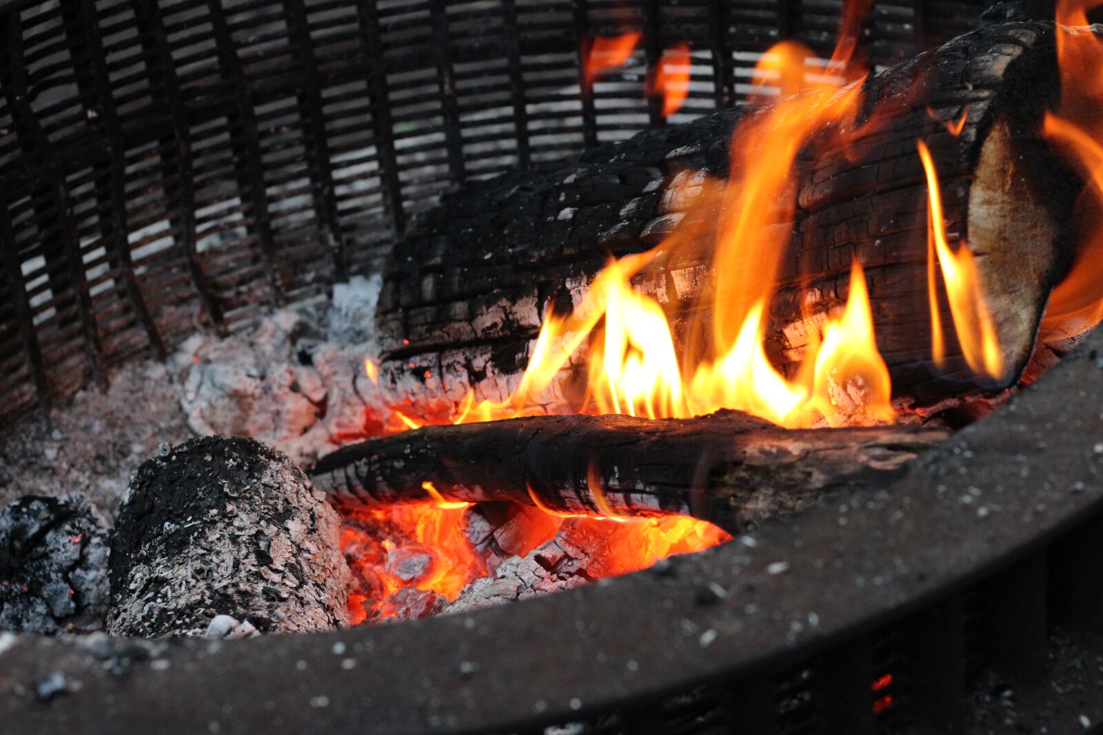 Canon EOS 650D (EOS Rebel T4i / EOS Kiss X6i) + Canon EF 50mm F1.8 STM sample photo. Camping, fire, burn photography