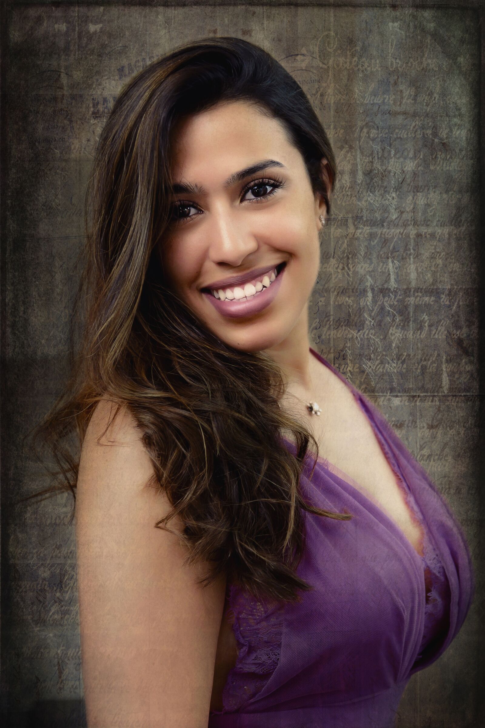 Nikon D610 sample photo. Girl in purple, girl photography
