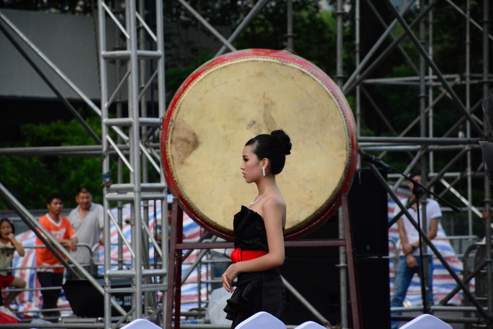 Nikon D7100 sample photo. Tianhe sports center, beauty photography