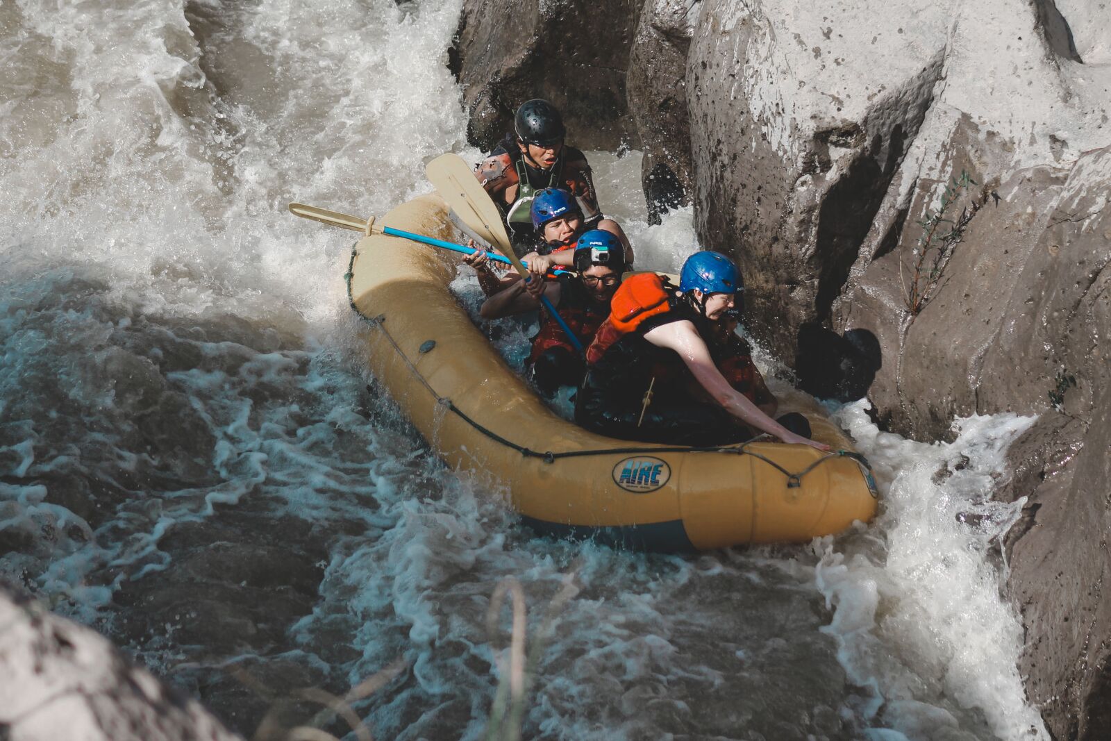 Canon EOS 1100D (EOS Rebel T3 / EOS Kiss X50) sample photo. Adventure, river, rafting photography