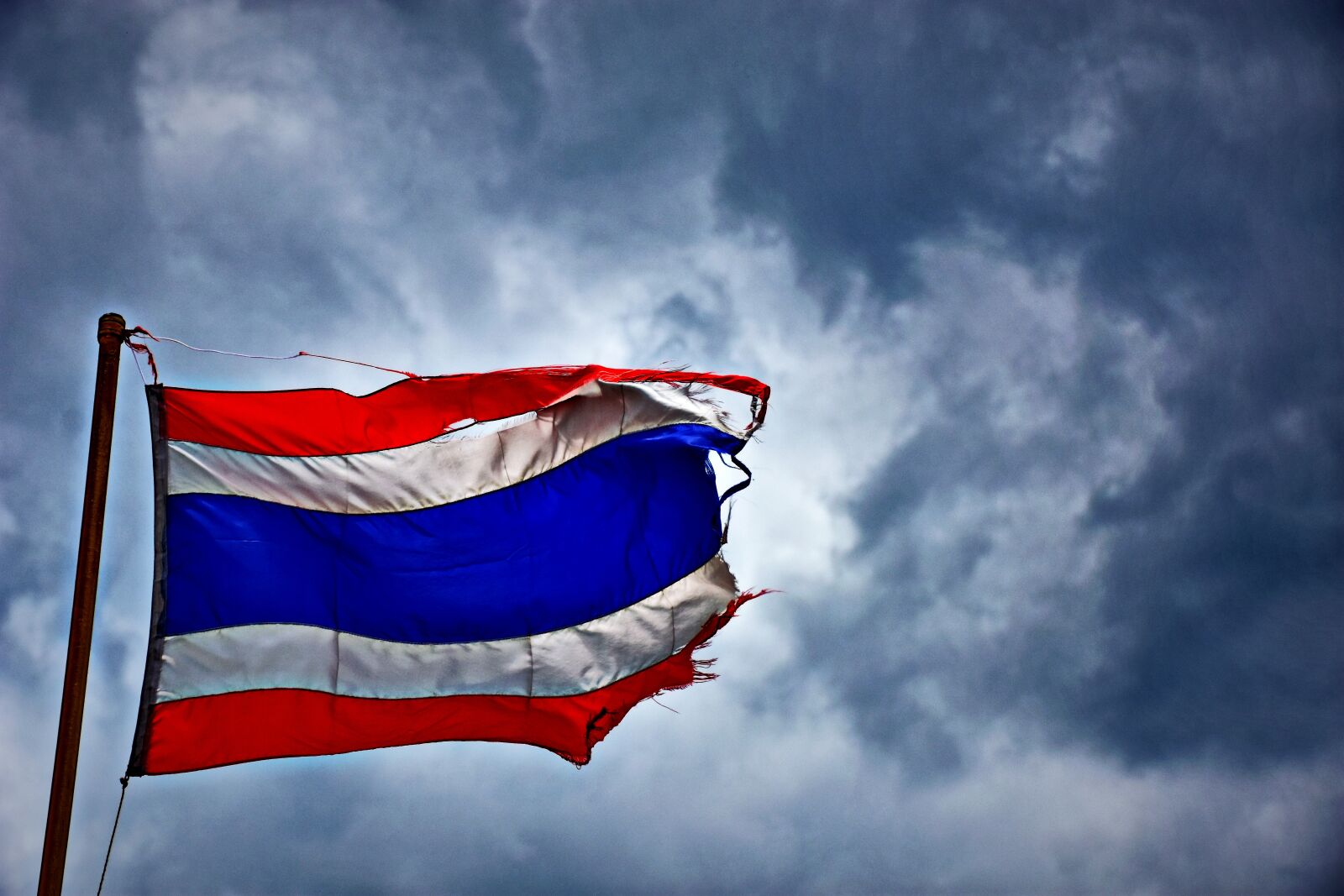 Nikon D7200 sample photo. Flag of, thailand, ayutthaya photography