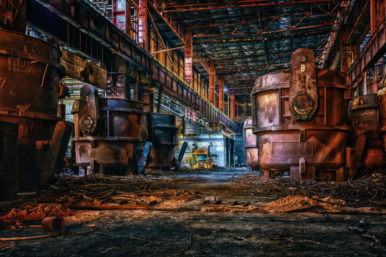 Nikon Z6 sample photo. Steel mill, factory, hall photography