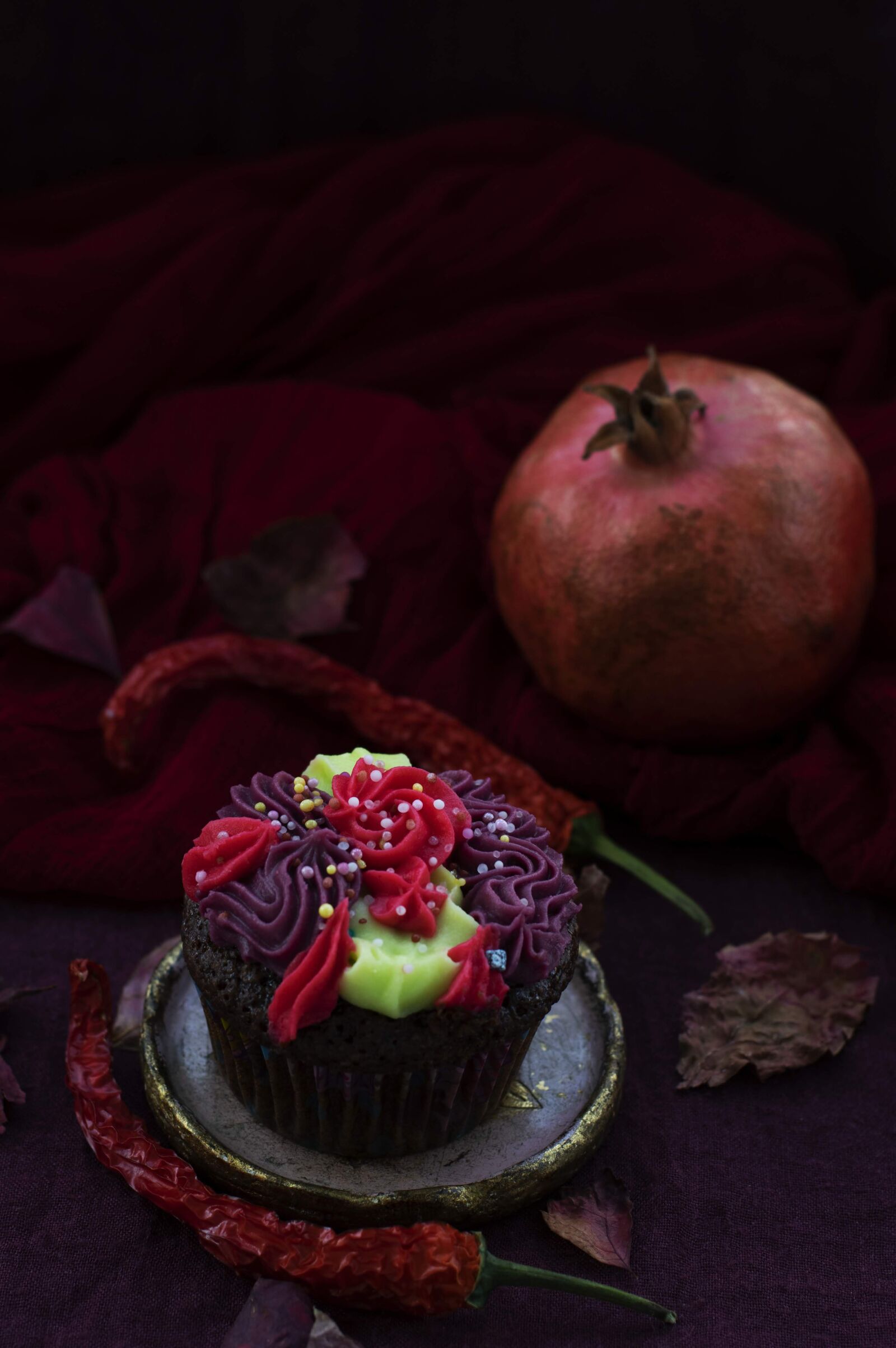 Nikon D5300 sample photo. Cupcake, colors, vintage photography