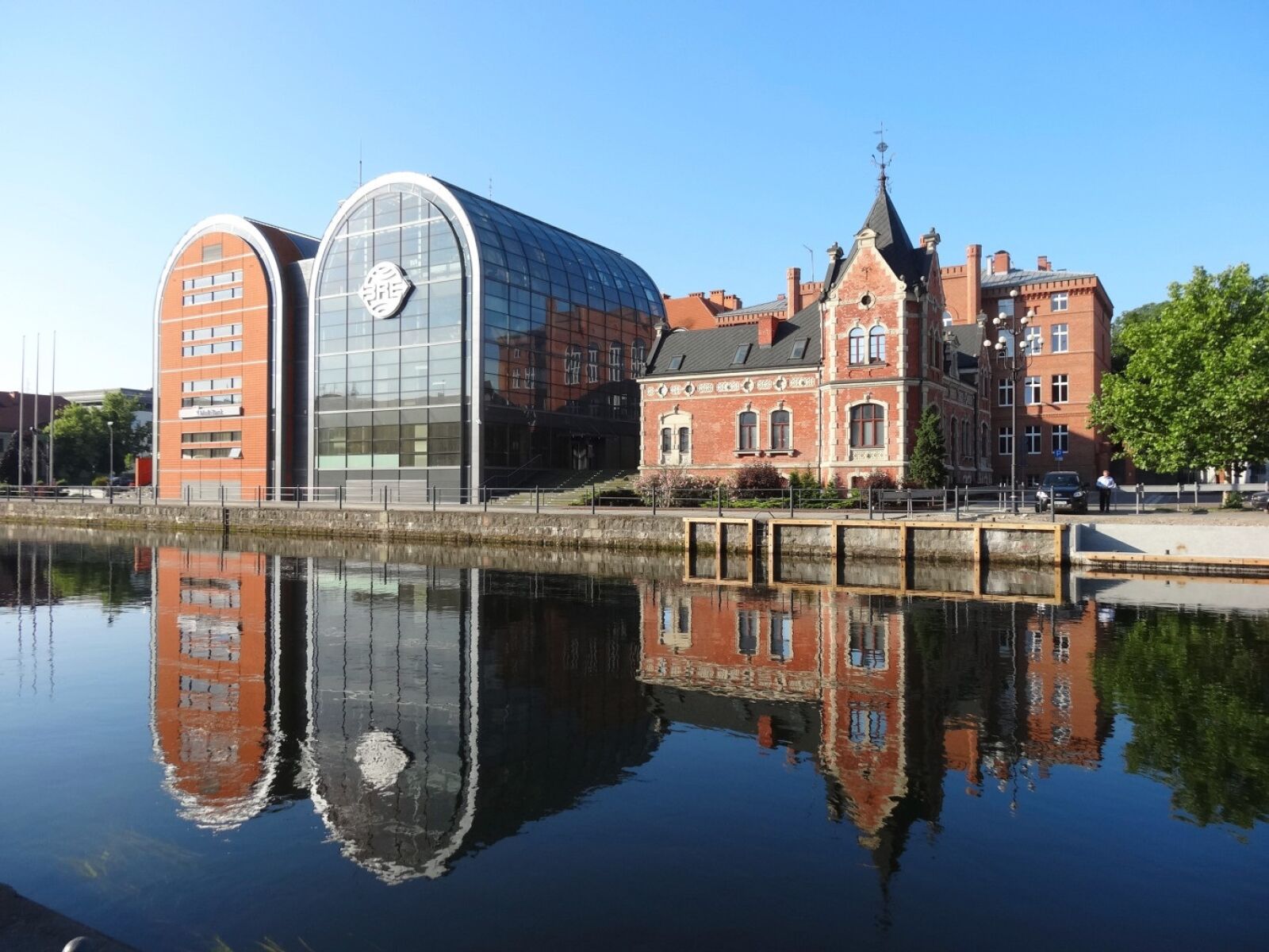 Sony Cyber-shot DSC-HX20V sample photo. Bydgoszcz, waterfront, river photography