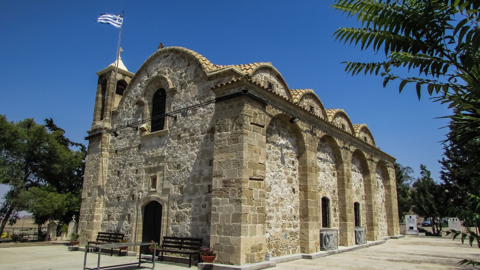 Canon PowerShot SX400 IS sample photo. Cyprus, potamia, church photography