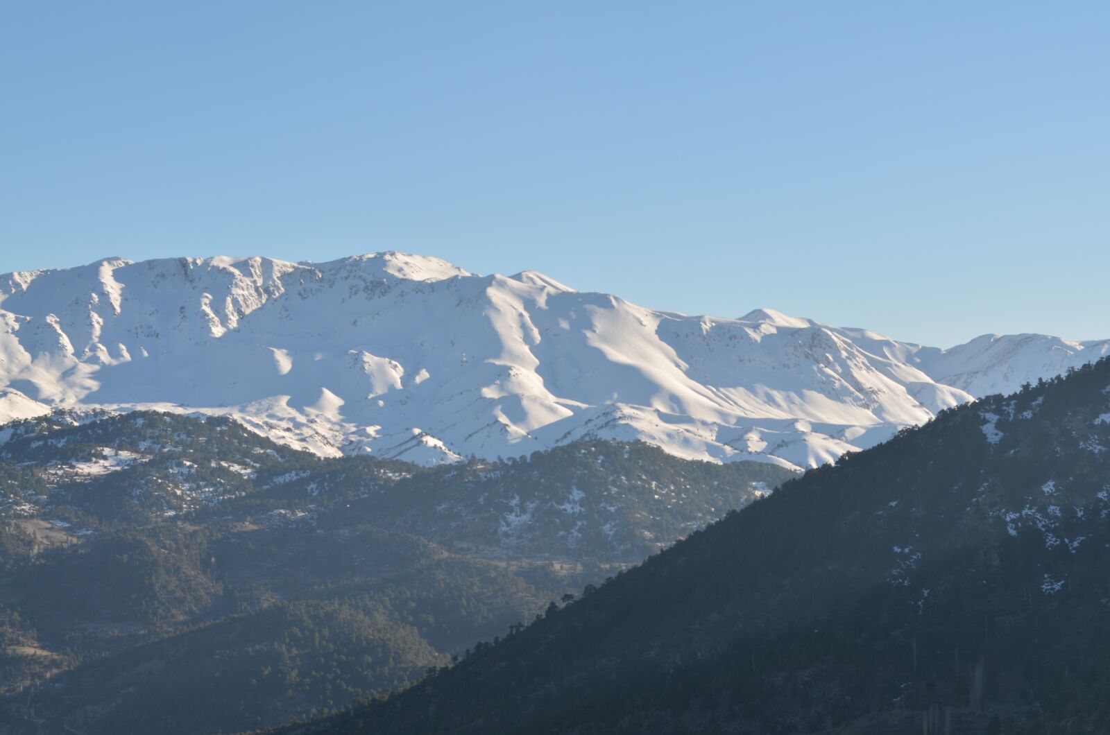 Nikon D5100 sample photo. Snowy mountains, mountain, snow photography