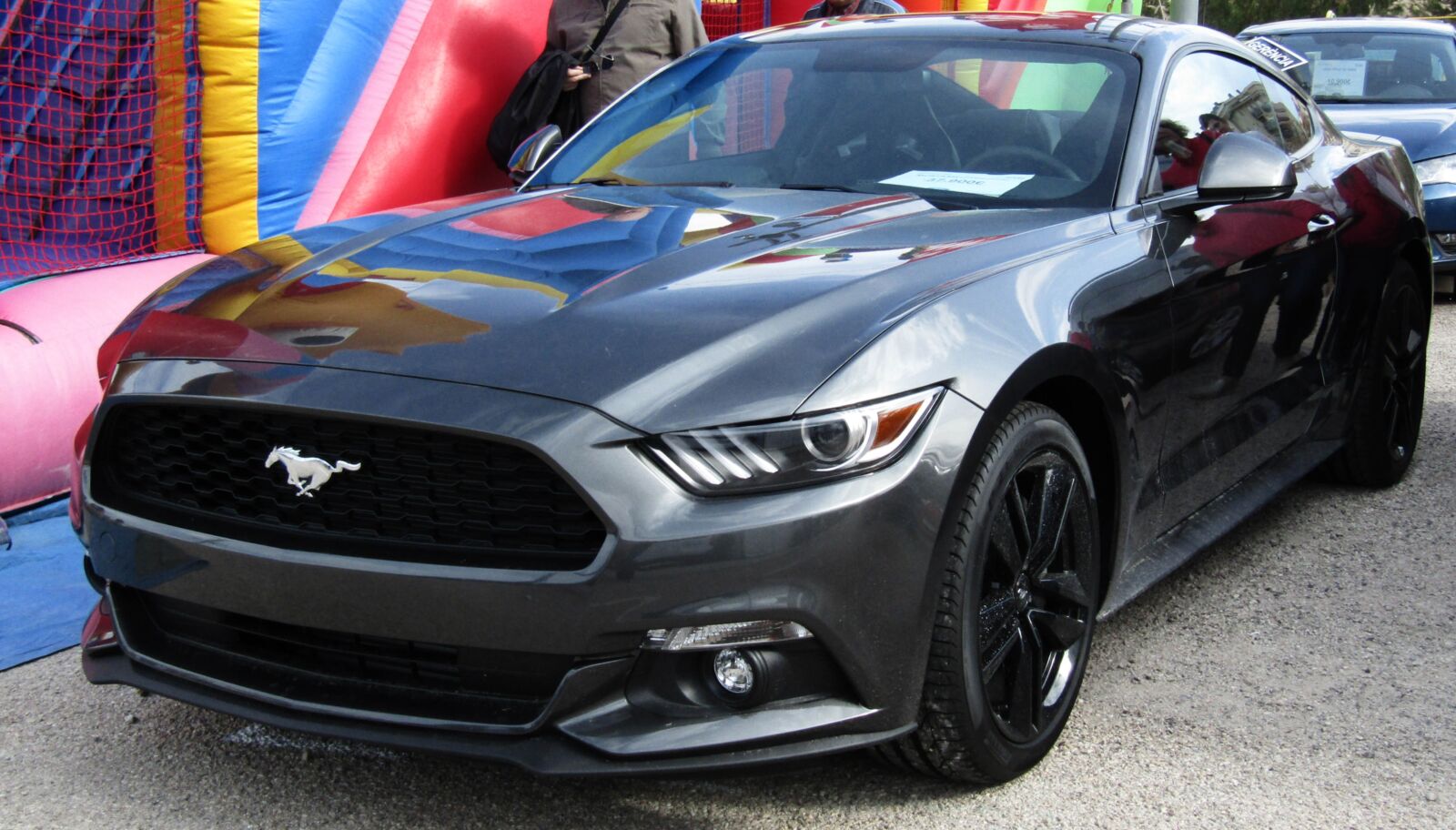Canon PowerShot SX410 IS sample photo. Ford mustang, automobile, engine photography