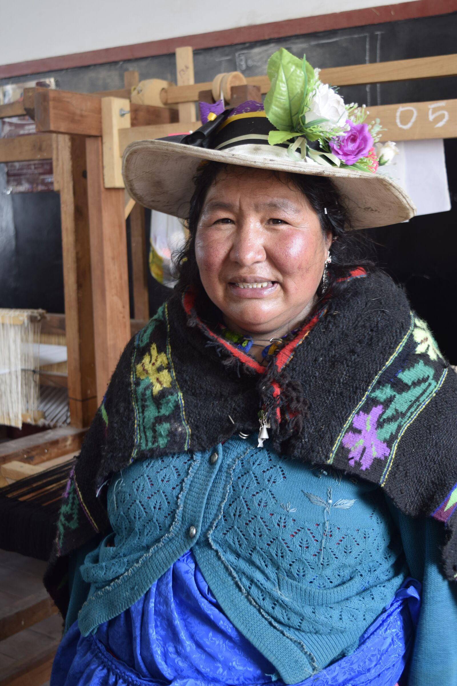 Nikon D5300 sample photo. Weaver, person typical, andean photography