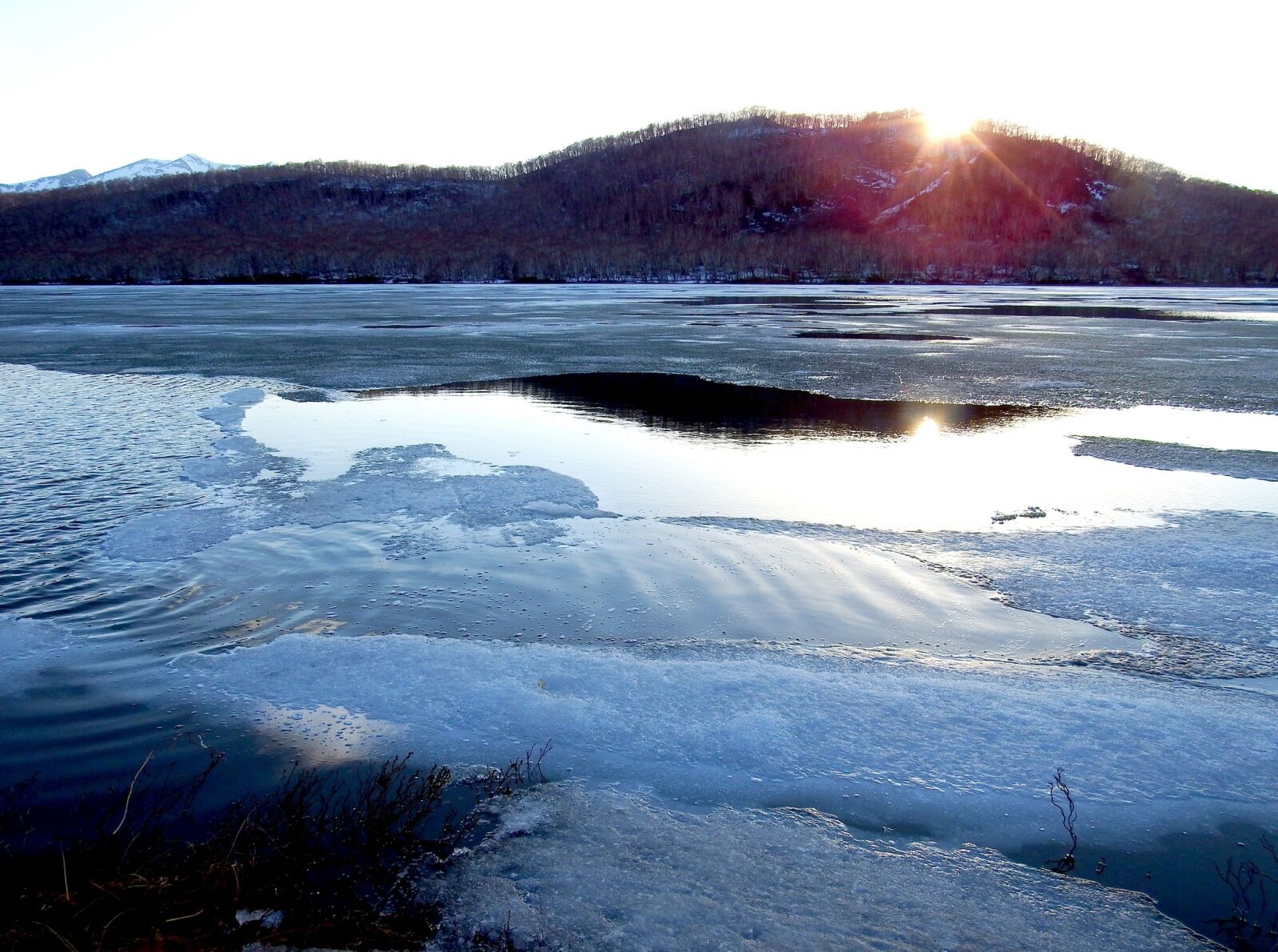 Fujifilm FinePix S1 sample photo. Spring, lake, ice photography