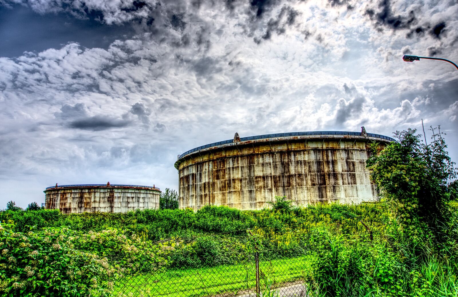 Sony a6000 sample photo. Tank farm, tank, oil photography