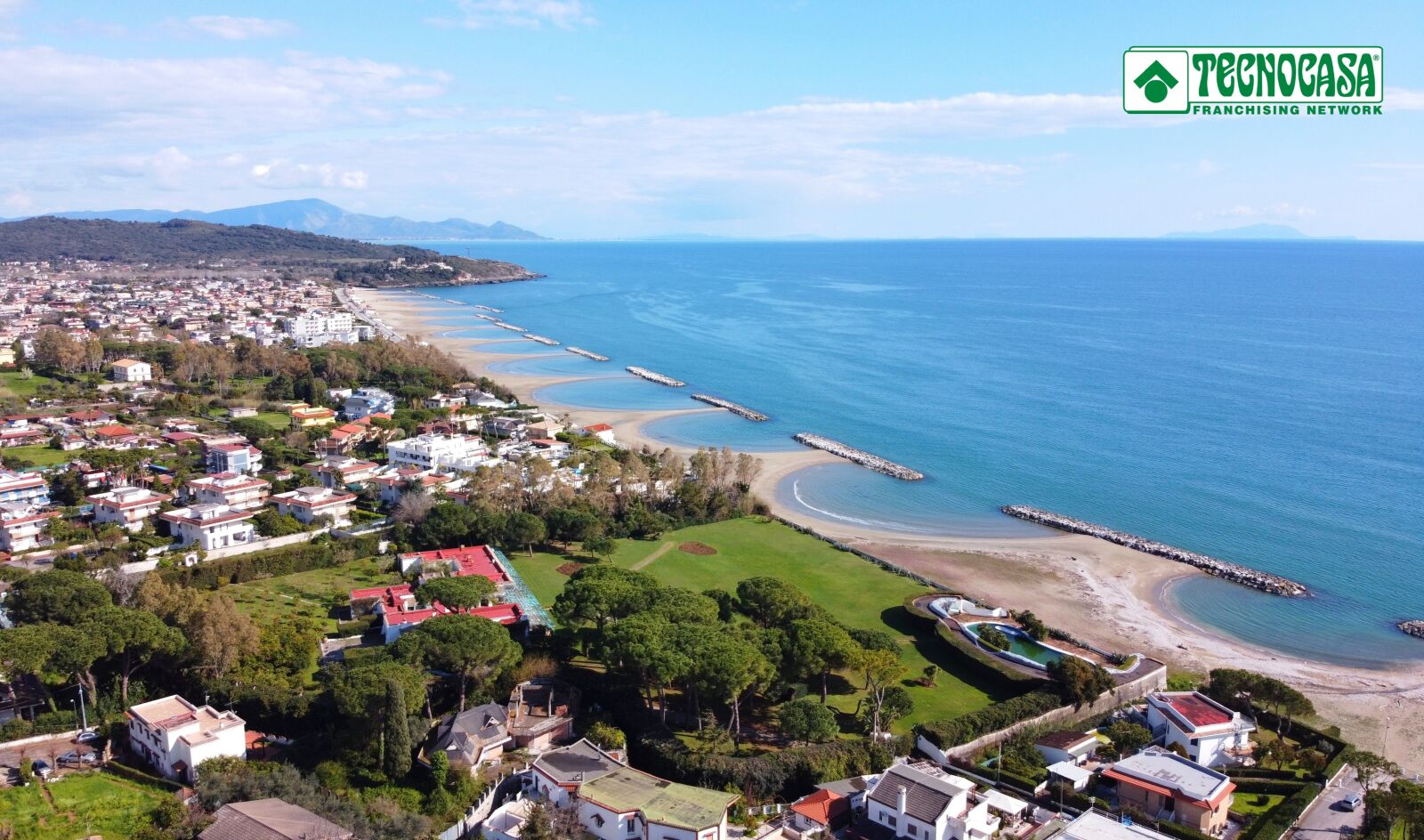 DJI FC7203 sample photo. Sea, beach, formia photography