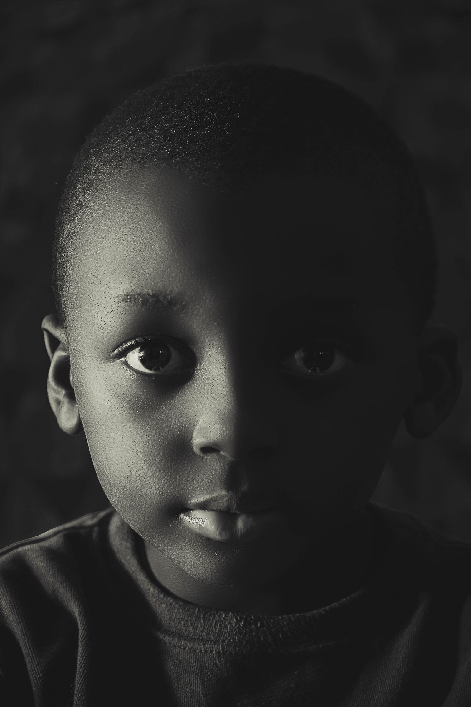Nikon D5200 sample photo. Kids, black and white photography
