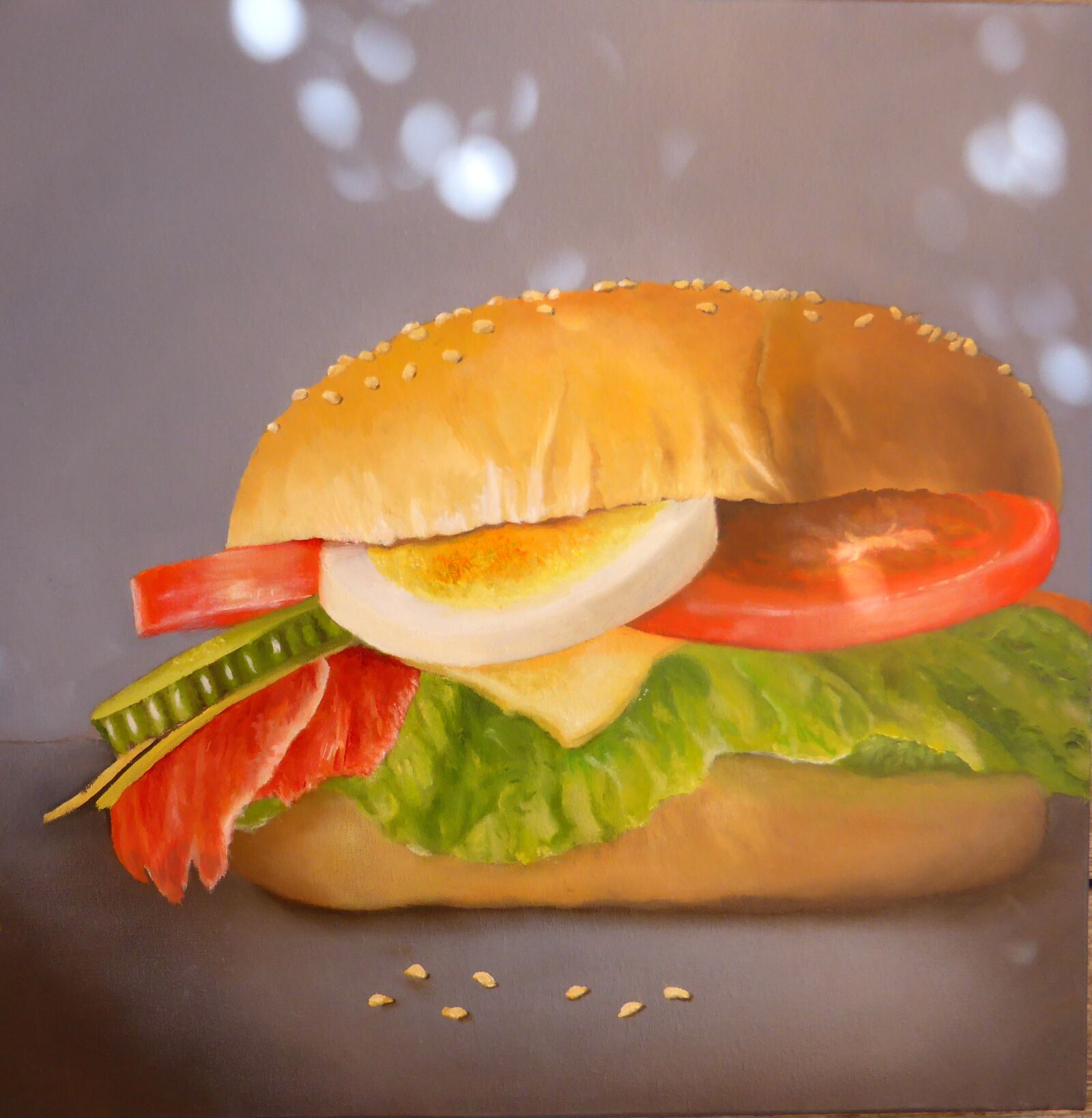 Panasonic DMC-TZ41 sample photo. Appetite, roll, burger photography